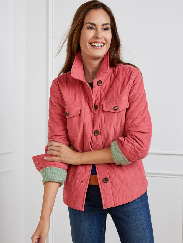 Corduroy Shirt Jacket Talbots