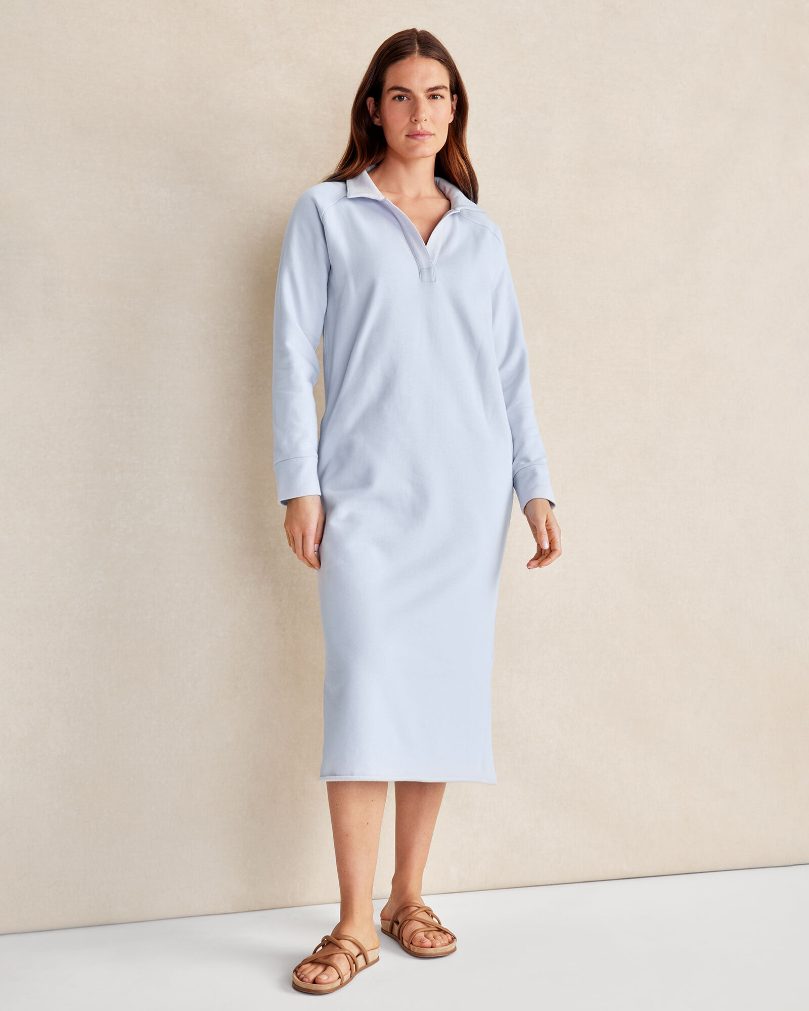 slim fit dress slacks Women's Organic Fit & Flare Wrap Dress in Windsor Wine | Women's Large