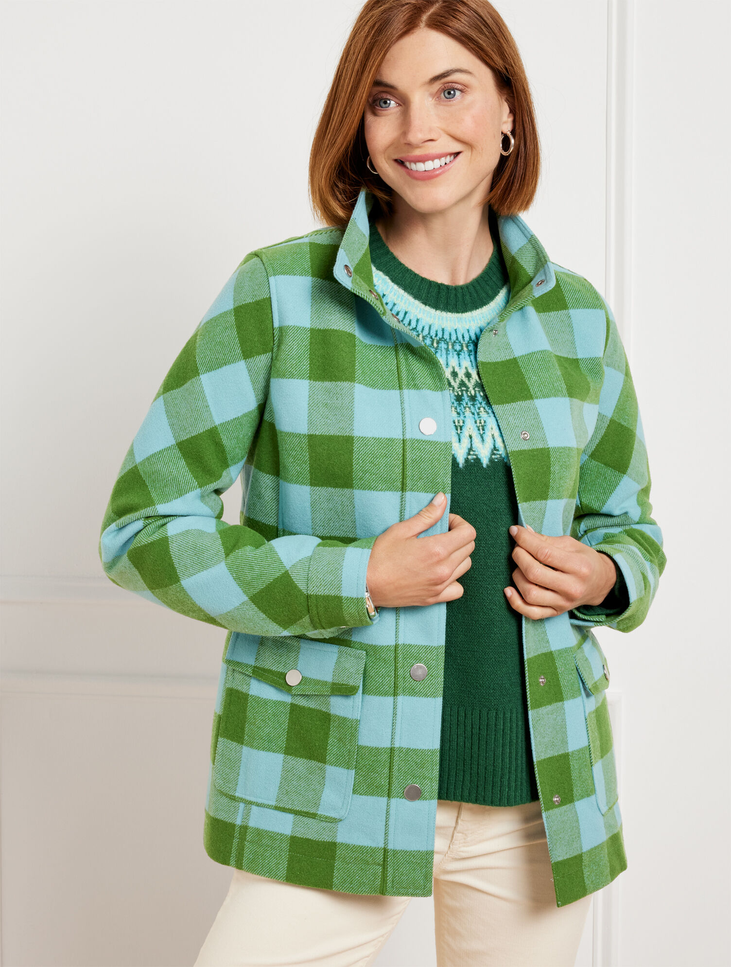Field Jacket - Belle Check | Talbots