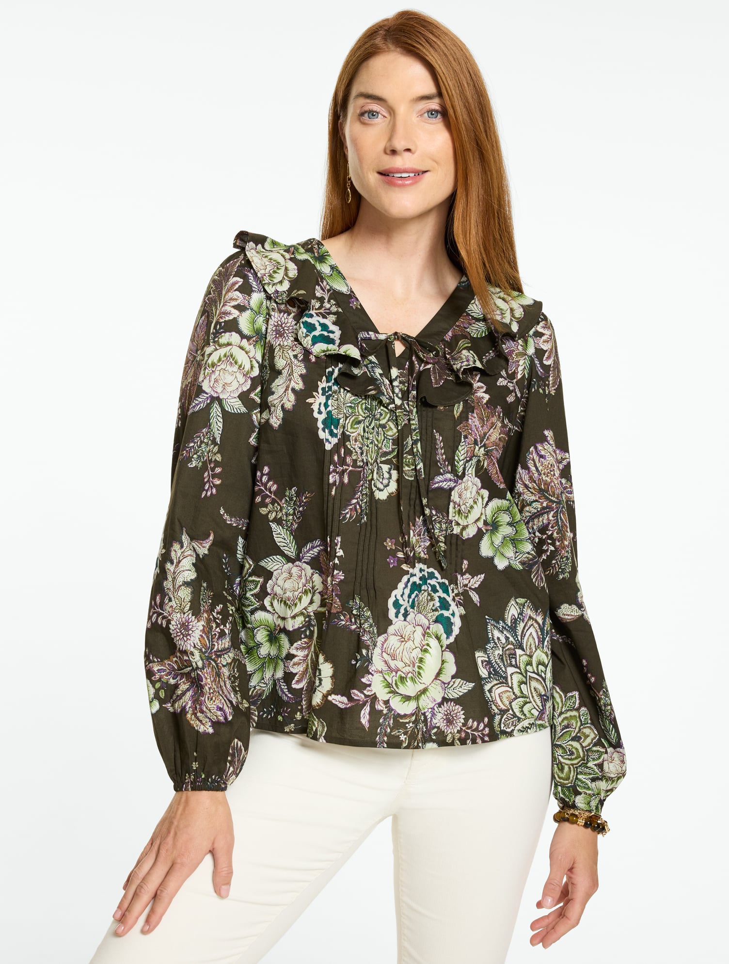 Ruffle Top - Fresco Floral