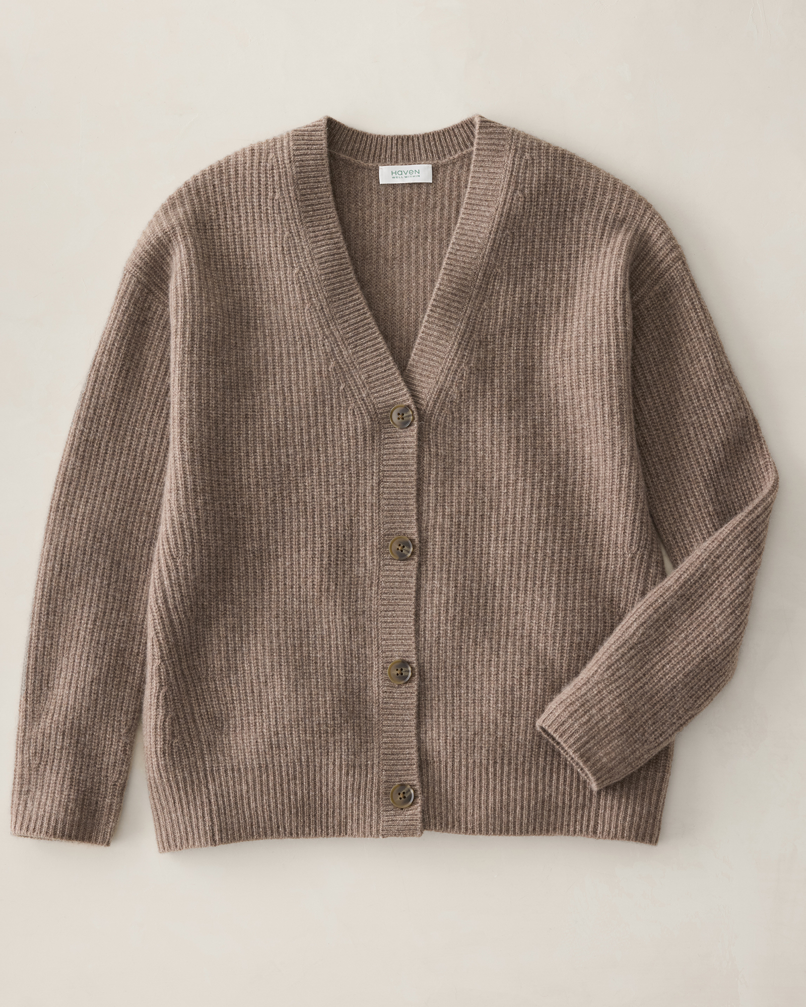 Cashmere Shaker Stitch Cardigan | Haven Well Within