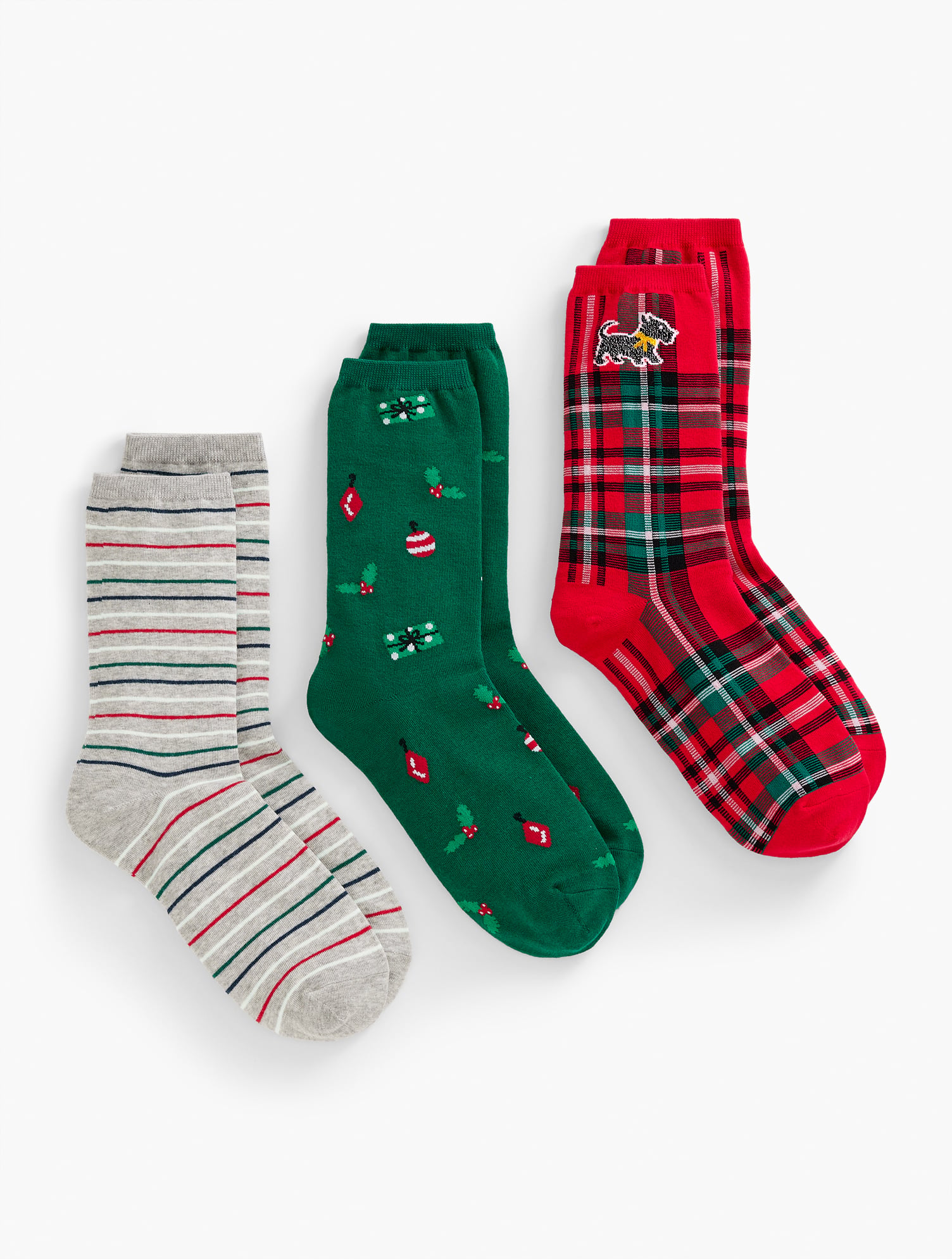 Christmas Vibe 3-Pack Socks | Talbots