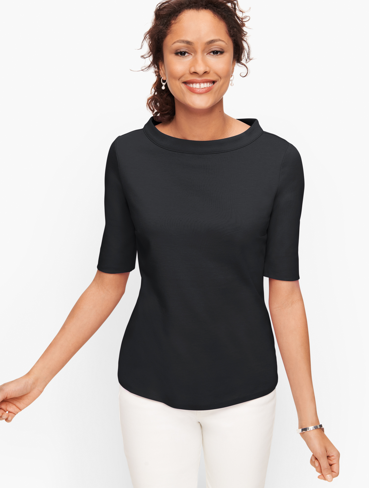 Mockneck Top | Talbots