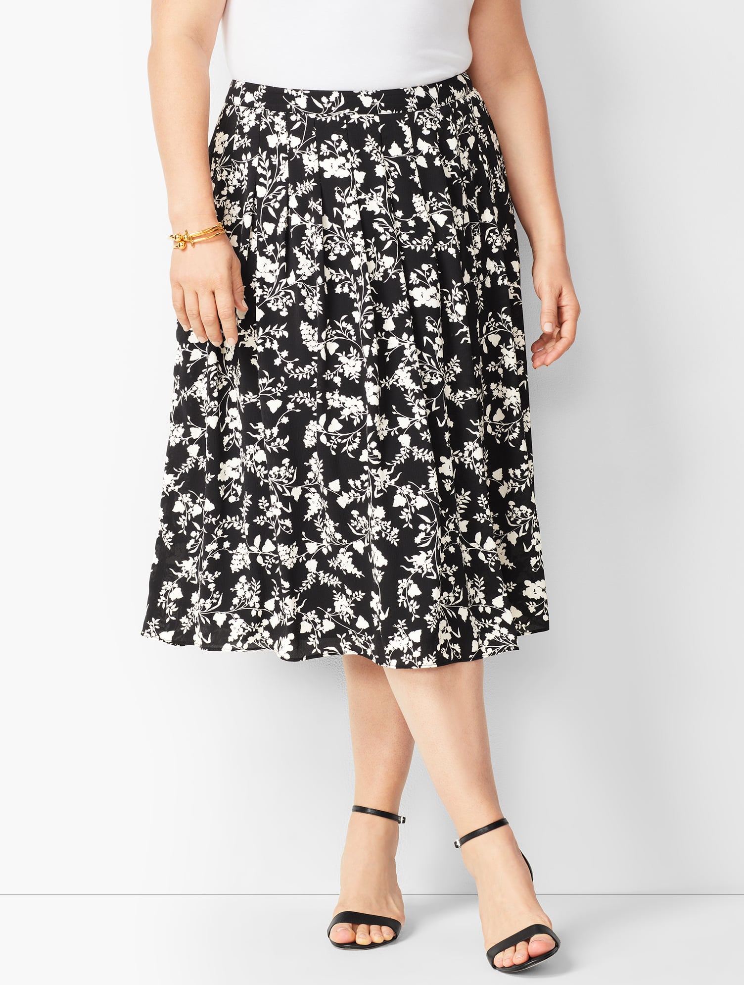 美品★MEDI ROENTGEN FLOWER PLEATS SKIRT Ameri（アメリ）の「MEDI ROENTGEN FLOWER PLEATS SKIRT（スカート