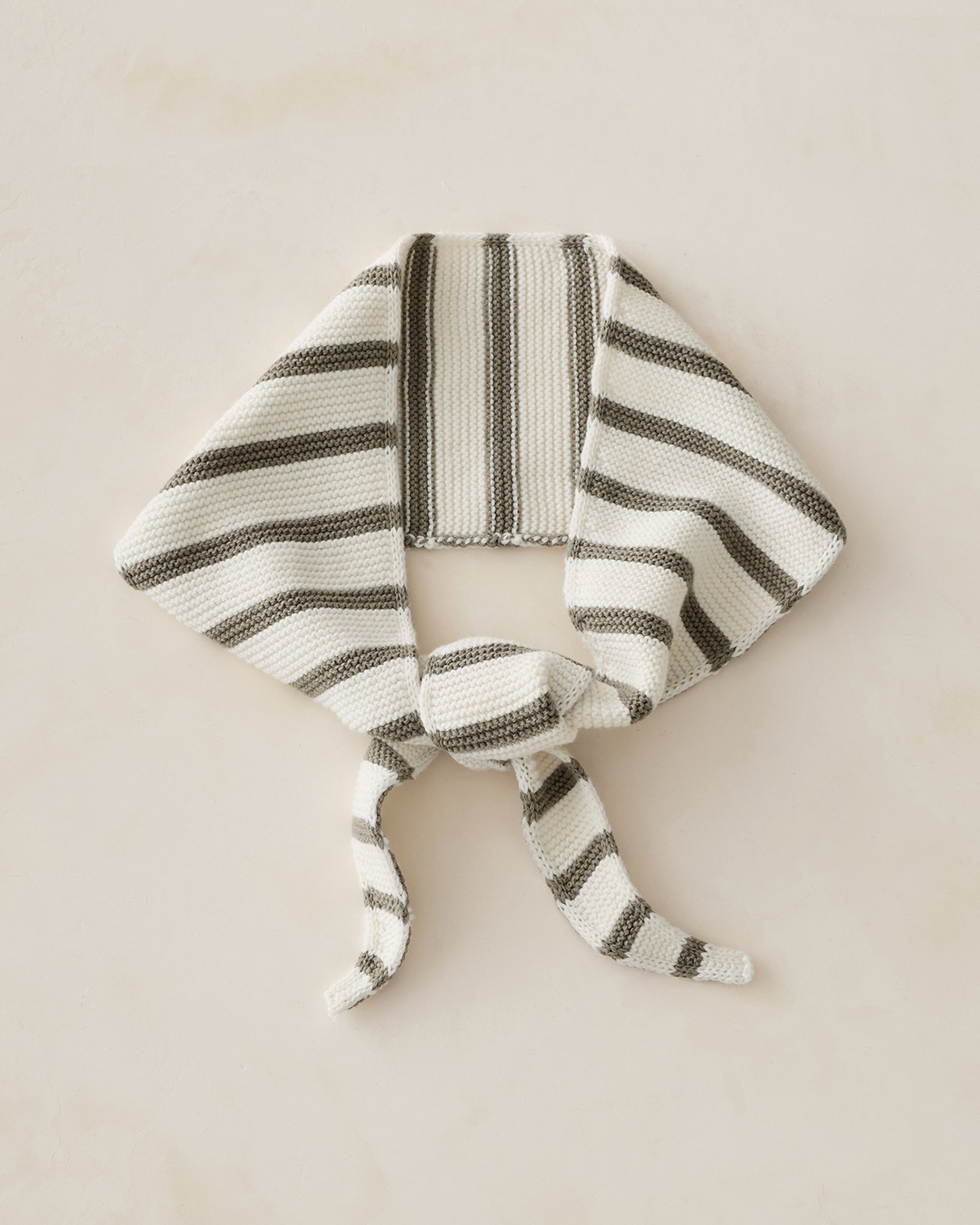 Organic Cotton Stripe Slim Neckerchief