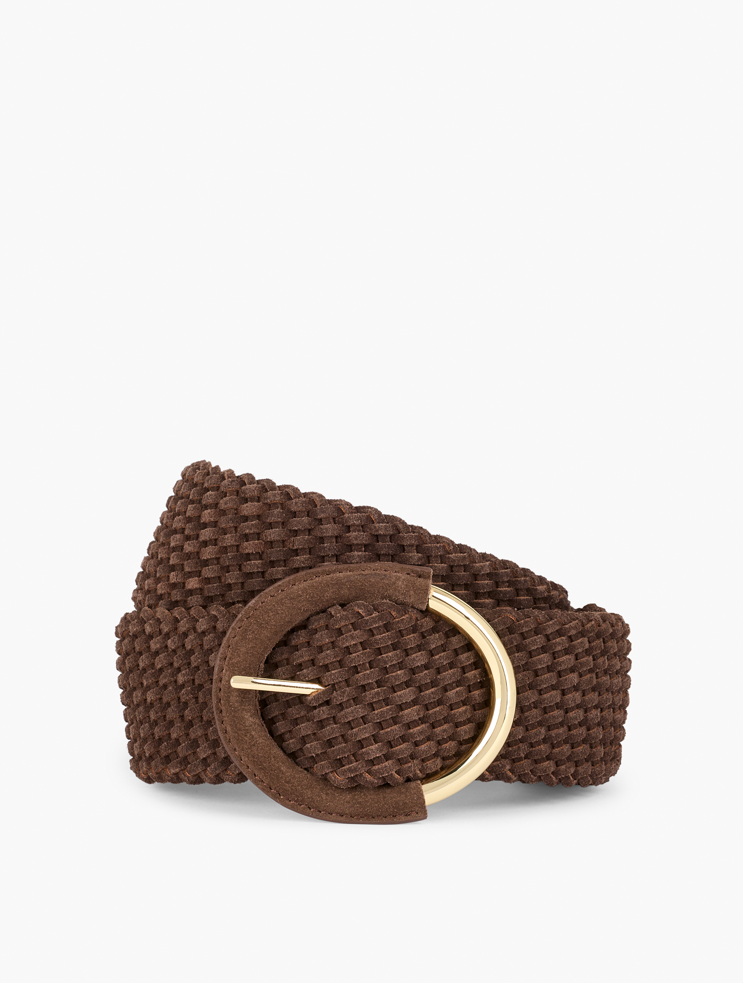 Braided Suede Belt | Talbots display picture 2