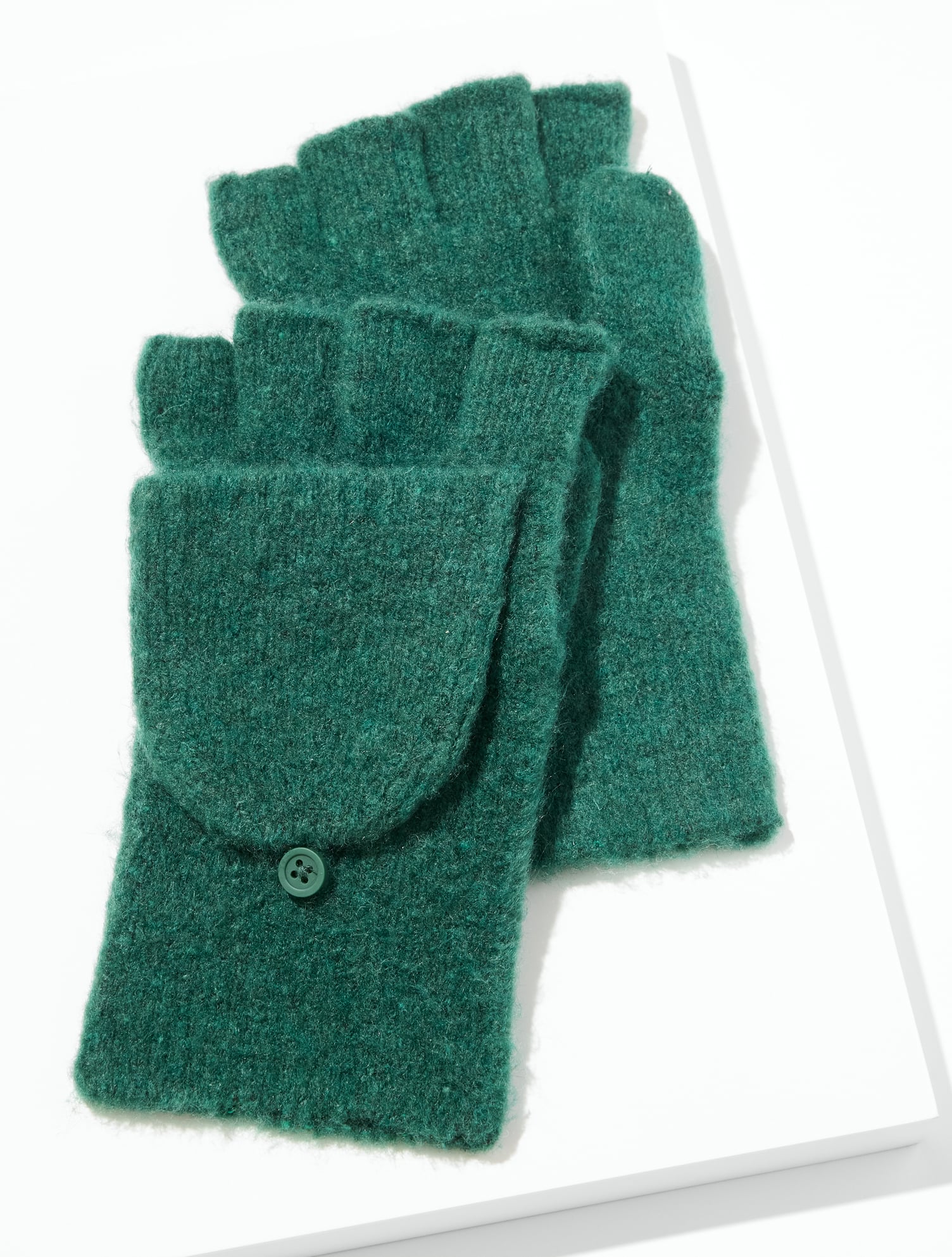 Flip Top Ribbed Gloves