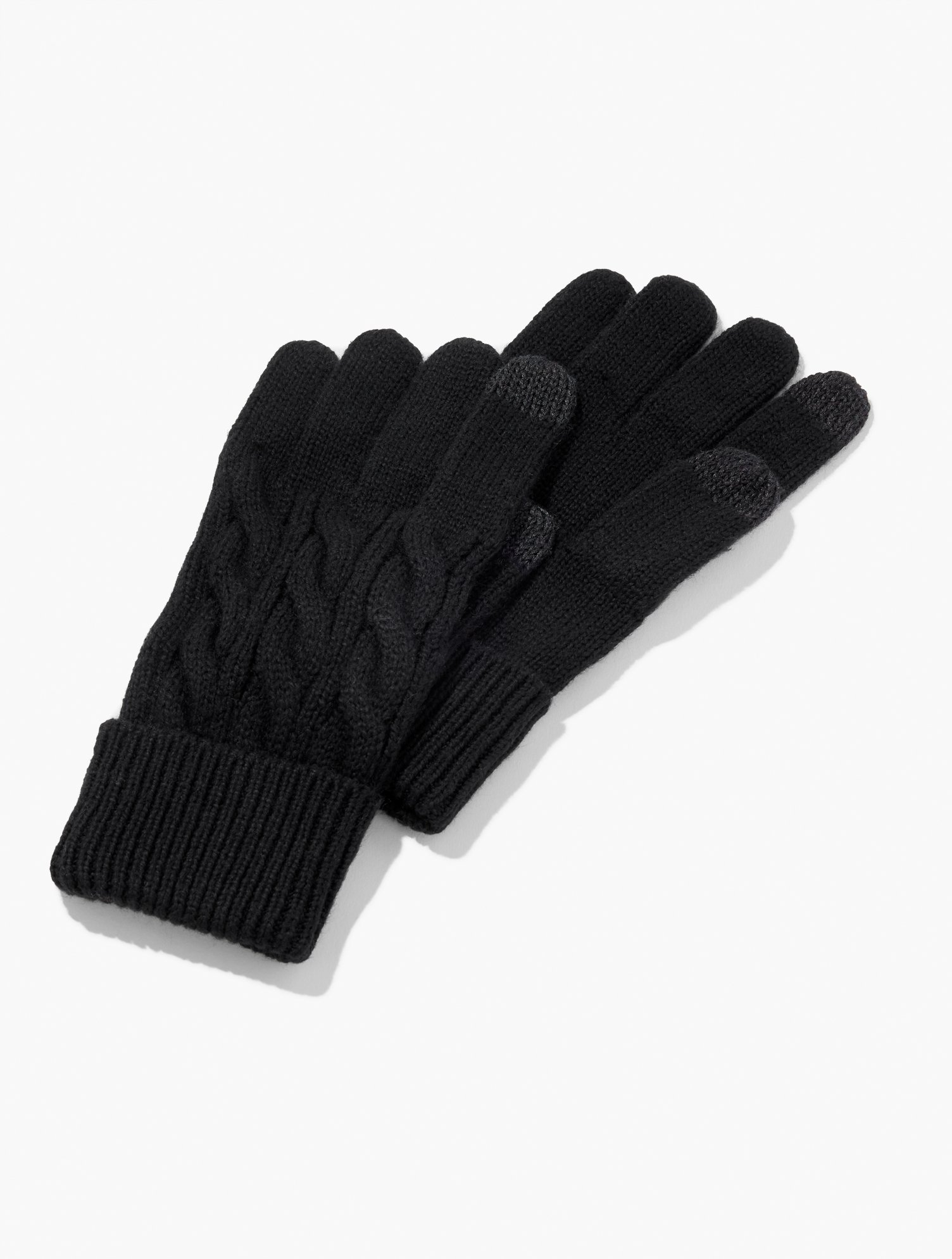 Soft Cable Knit Gloves