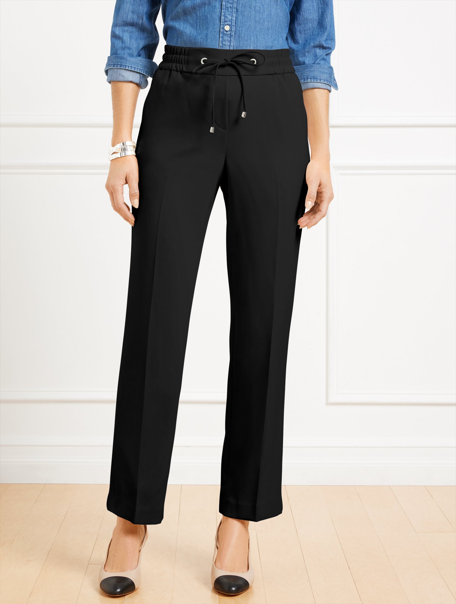 Easy Travel Wide Leg Pants | Talbots