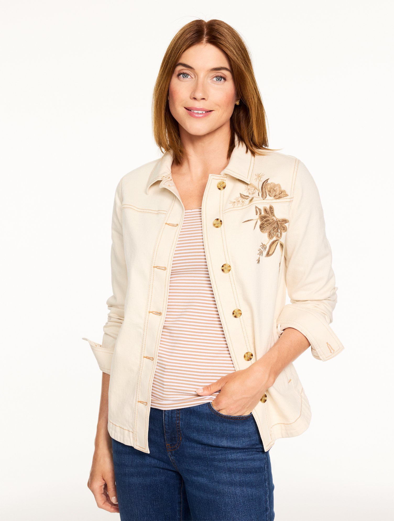 【新品未使用】Fringe tweed Jacket laubeblanc Fringe tweed Jacket – L'AUBE BLANC