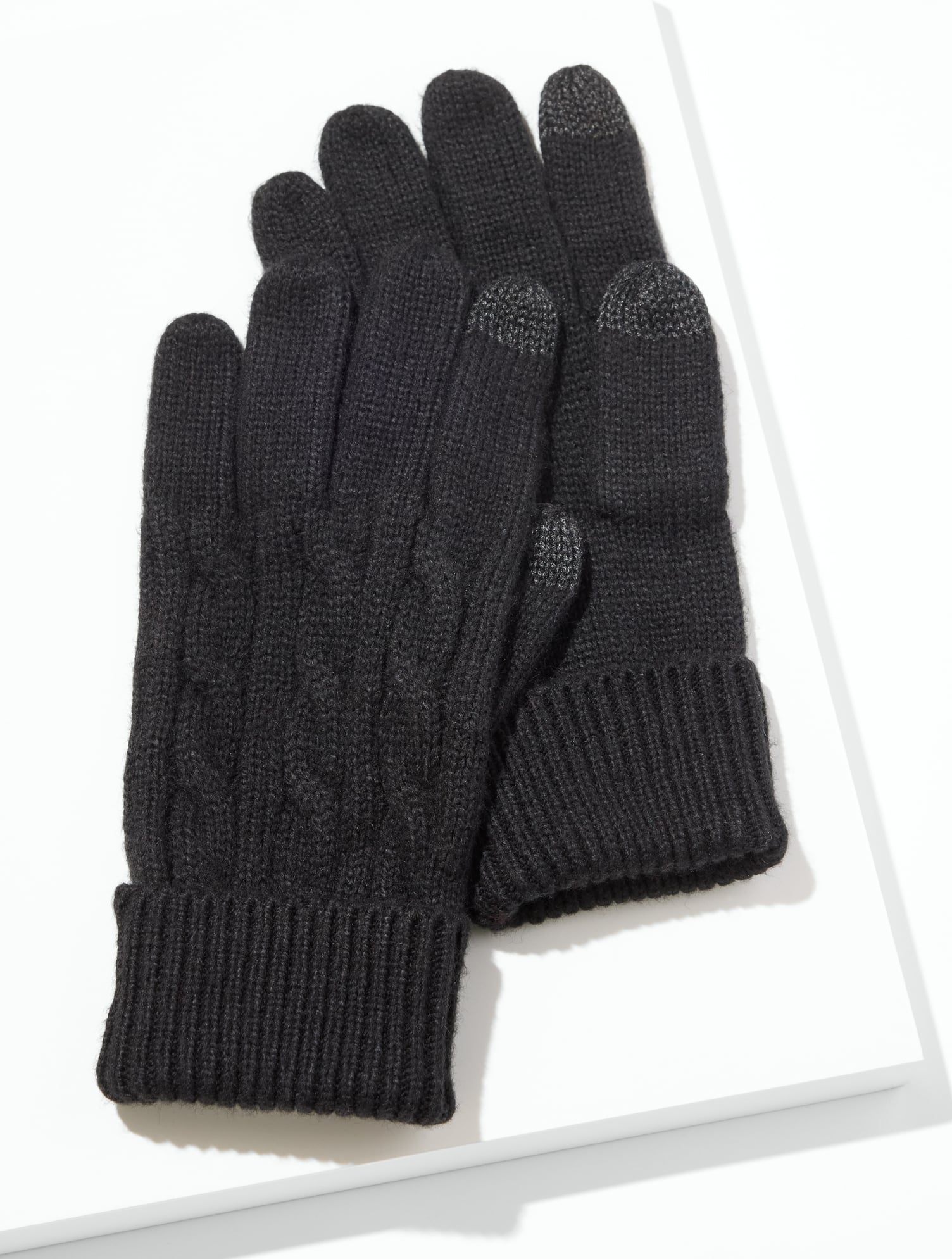 Soft Cable Knit Gloves