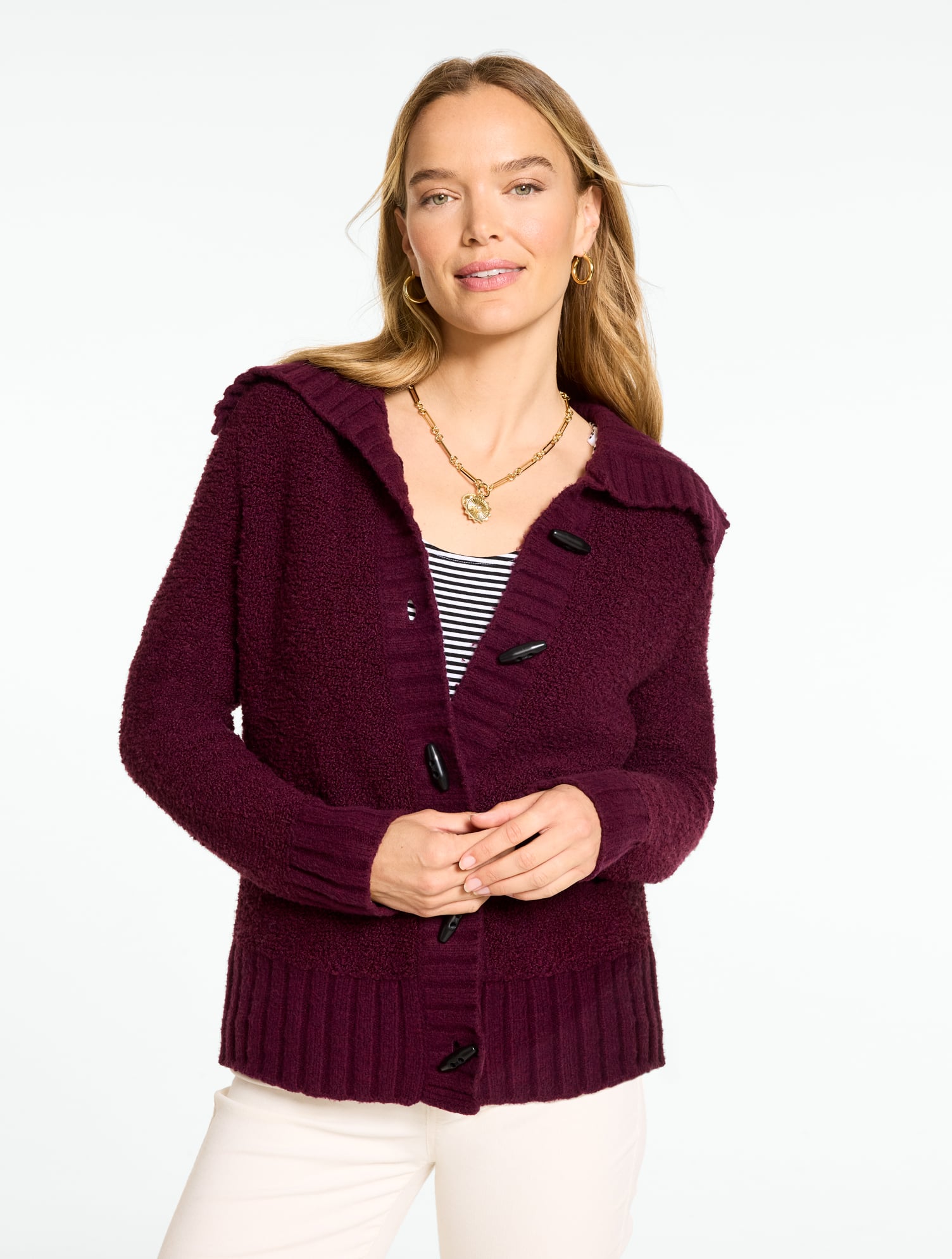 Bouclé Sweater Jacket