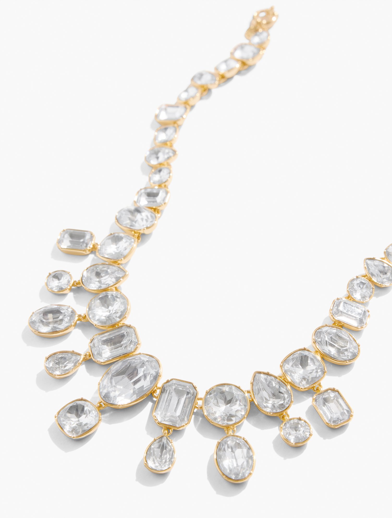 Talbots Crystal Statement Necklace - Crystal/gold - 001 In Crystal,gold