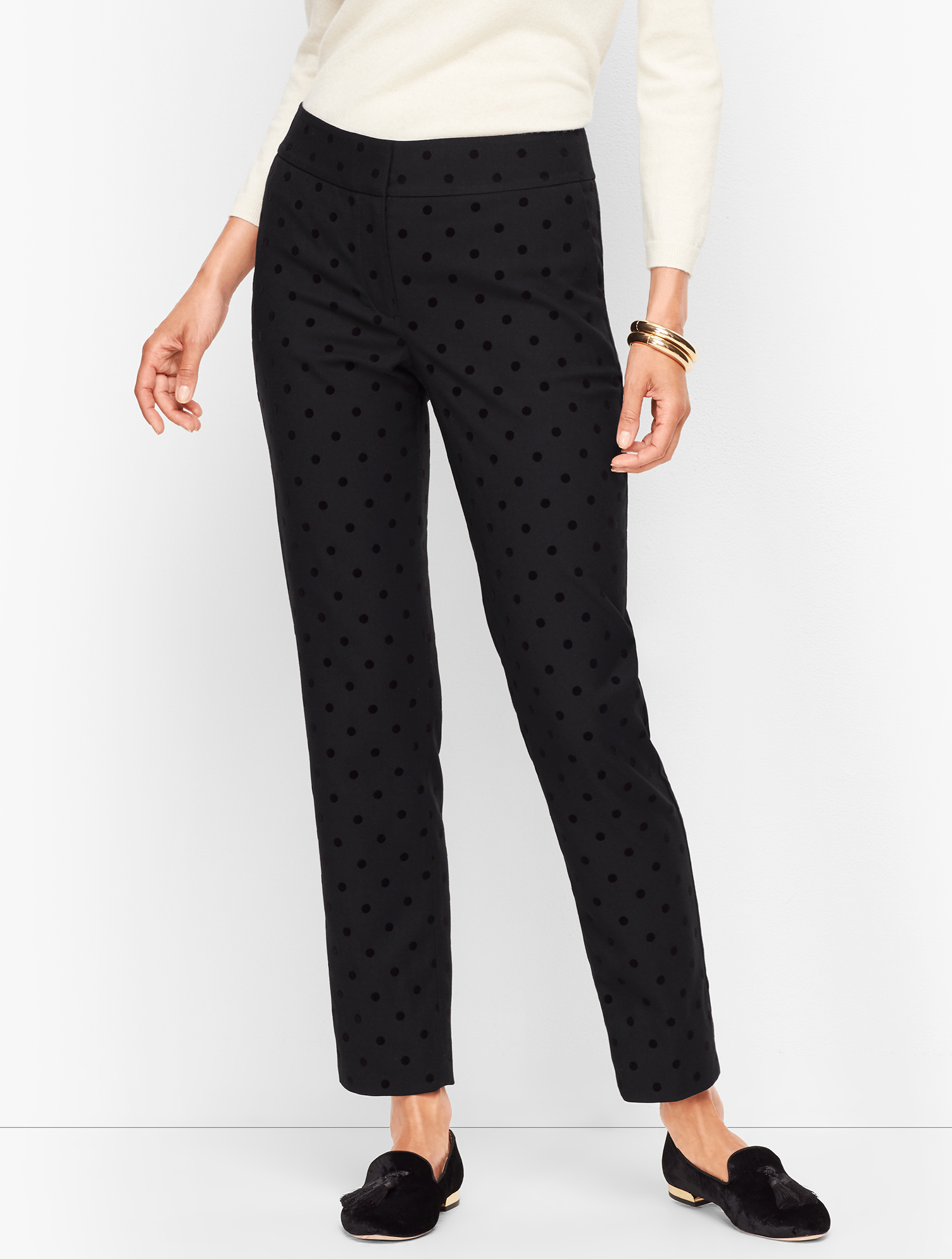 Talbots Hampshire Ankle Pants - Dot | Talbots display picture 1