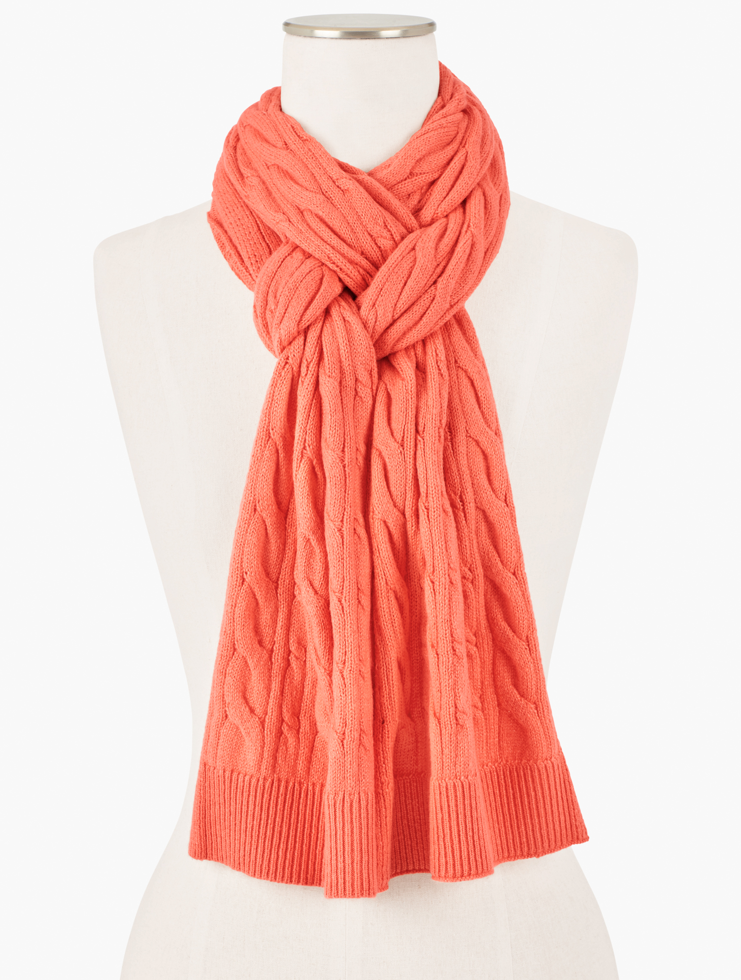 Soft Cable Knit Scarf | Talbots