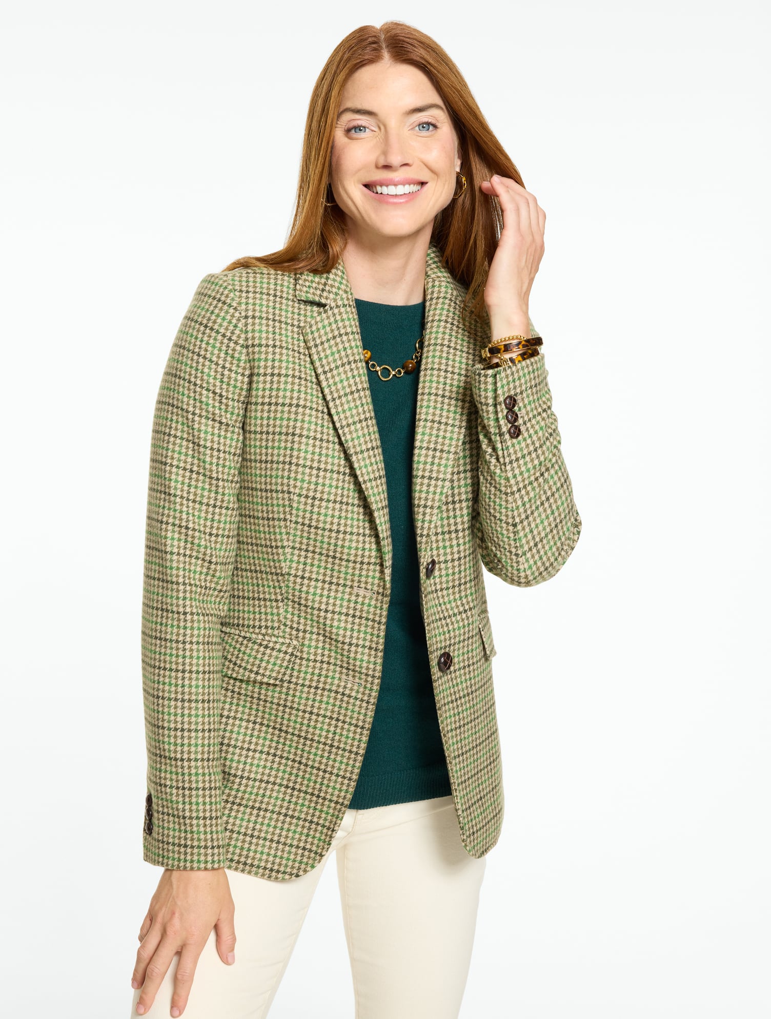 Shetland Blazer - Clemsey Plaid