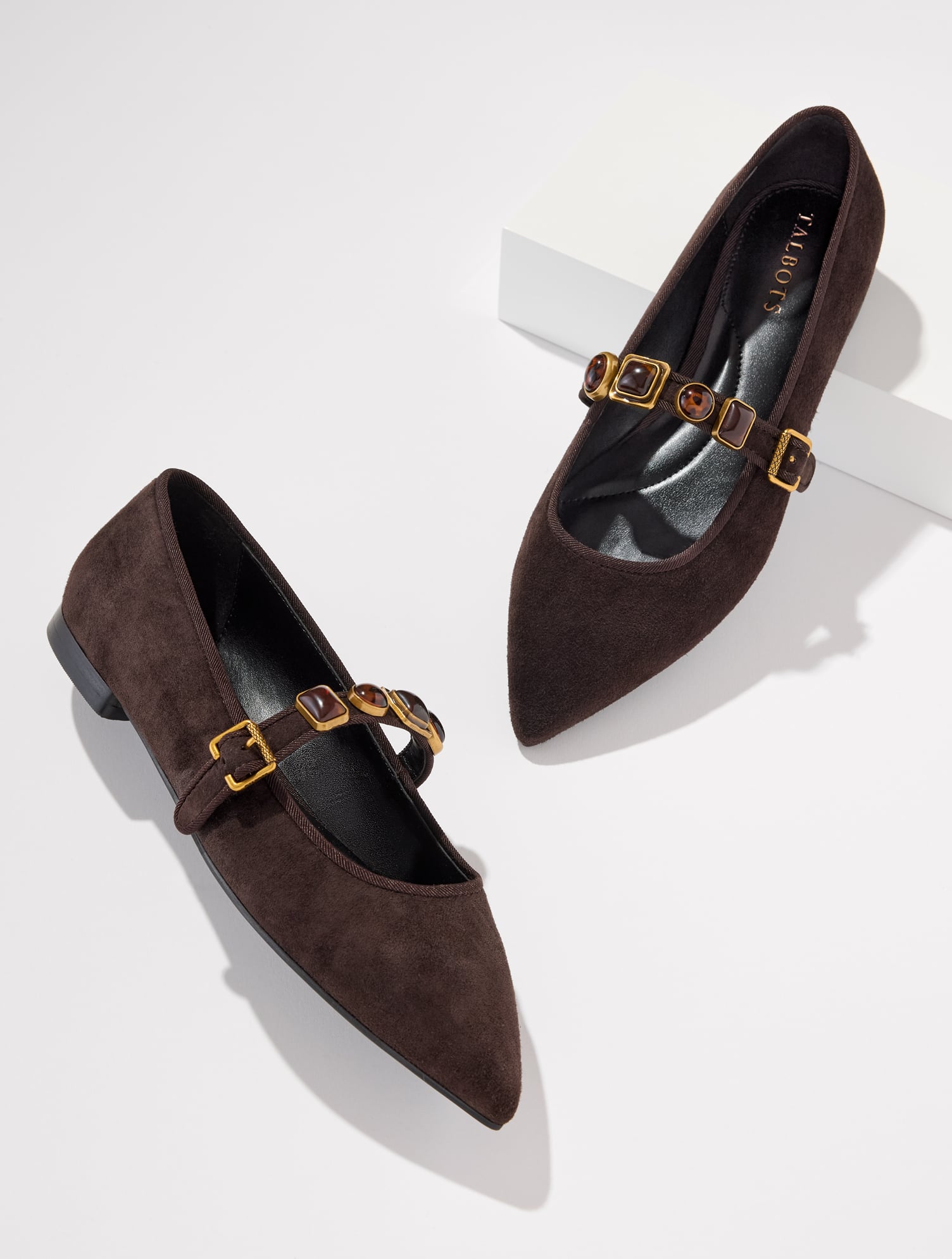 Payton Mary Jane Flats - Suede