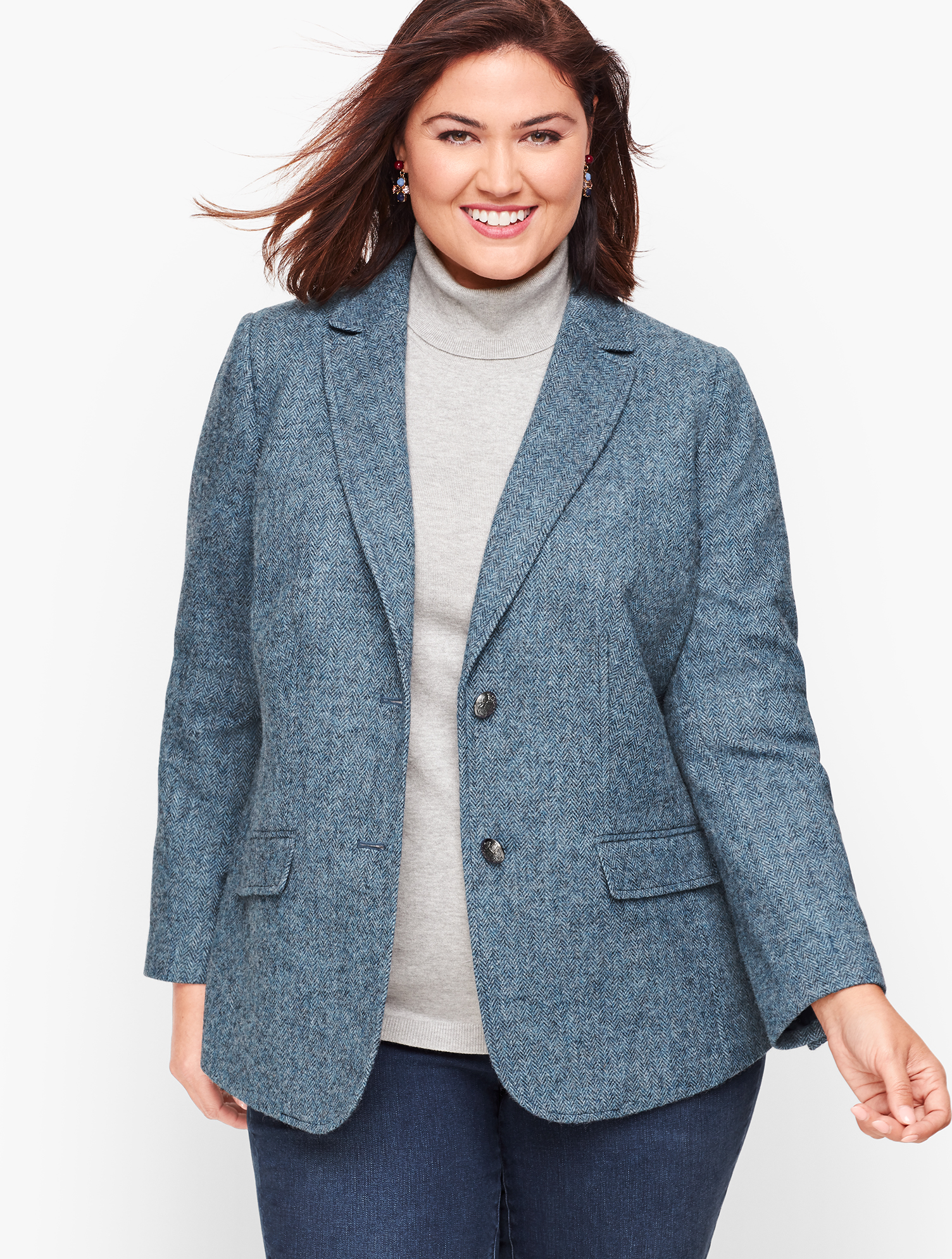 Shetland Wool Blazer - Heathered | Talbots