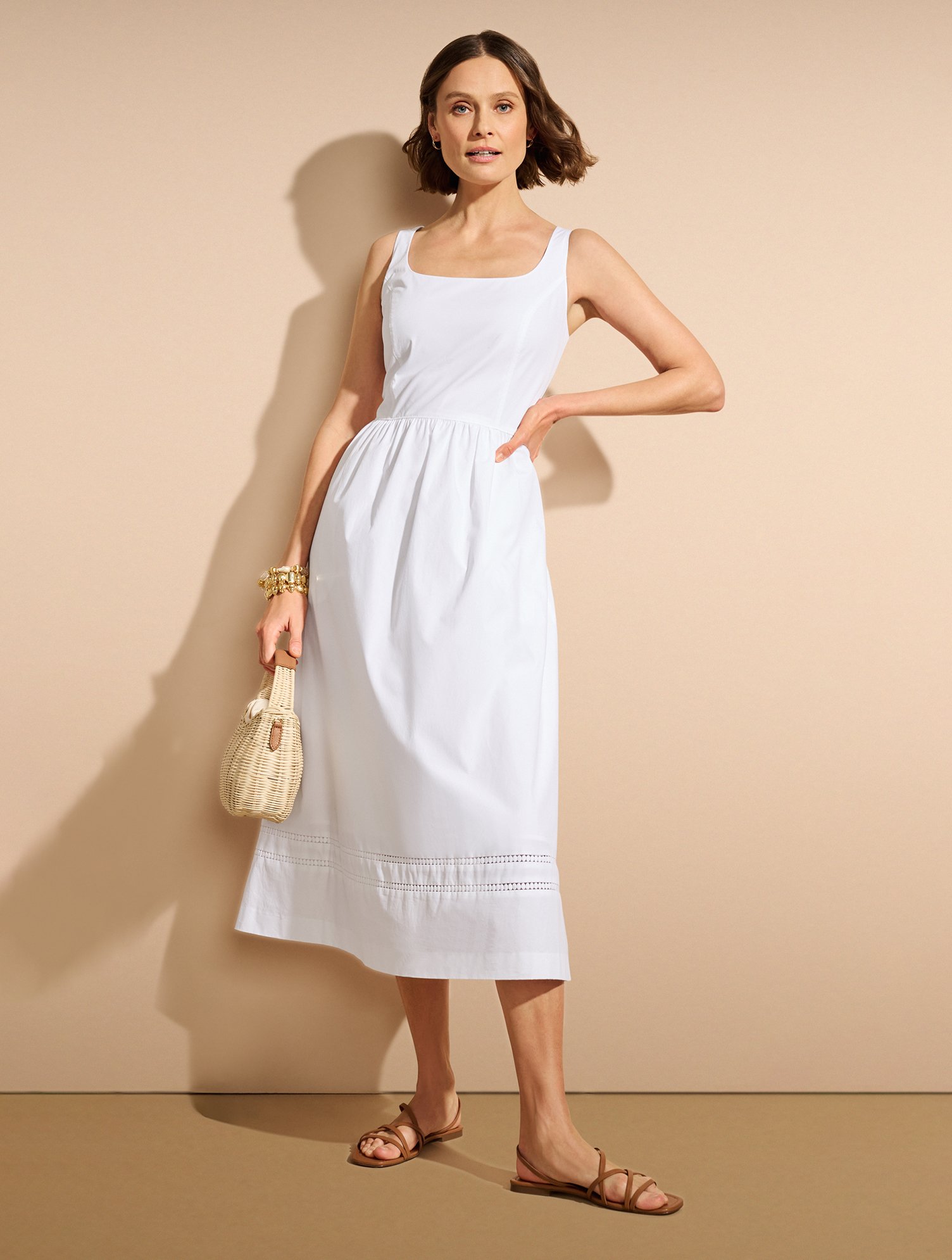 Cotton Fit & Flare Dress