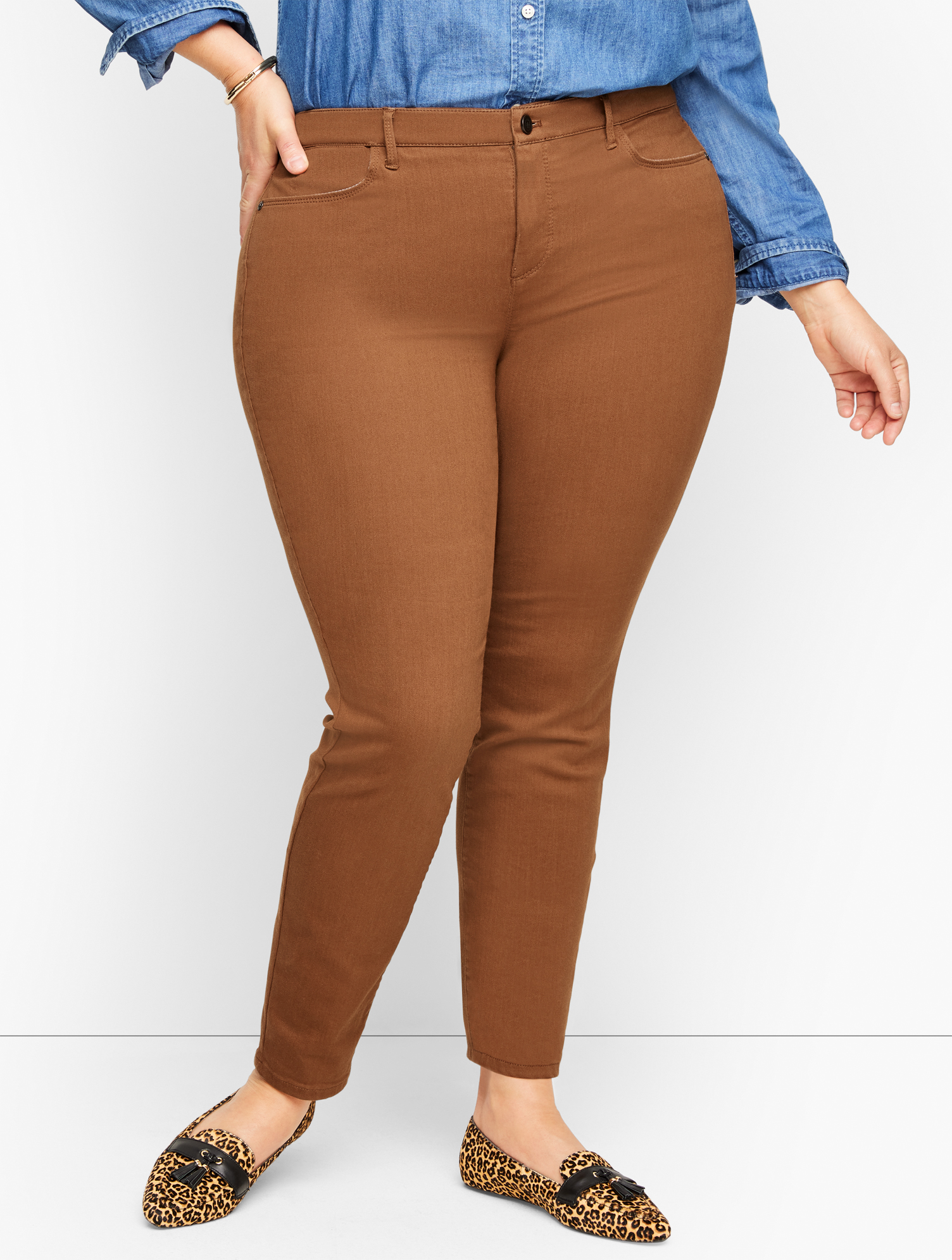 TALBOTS PLUS SIZE - JEGGINGS - COLORS - CARAMEL - 22 TALBOTS