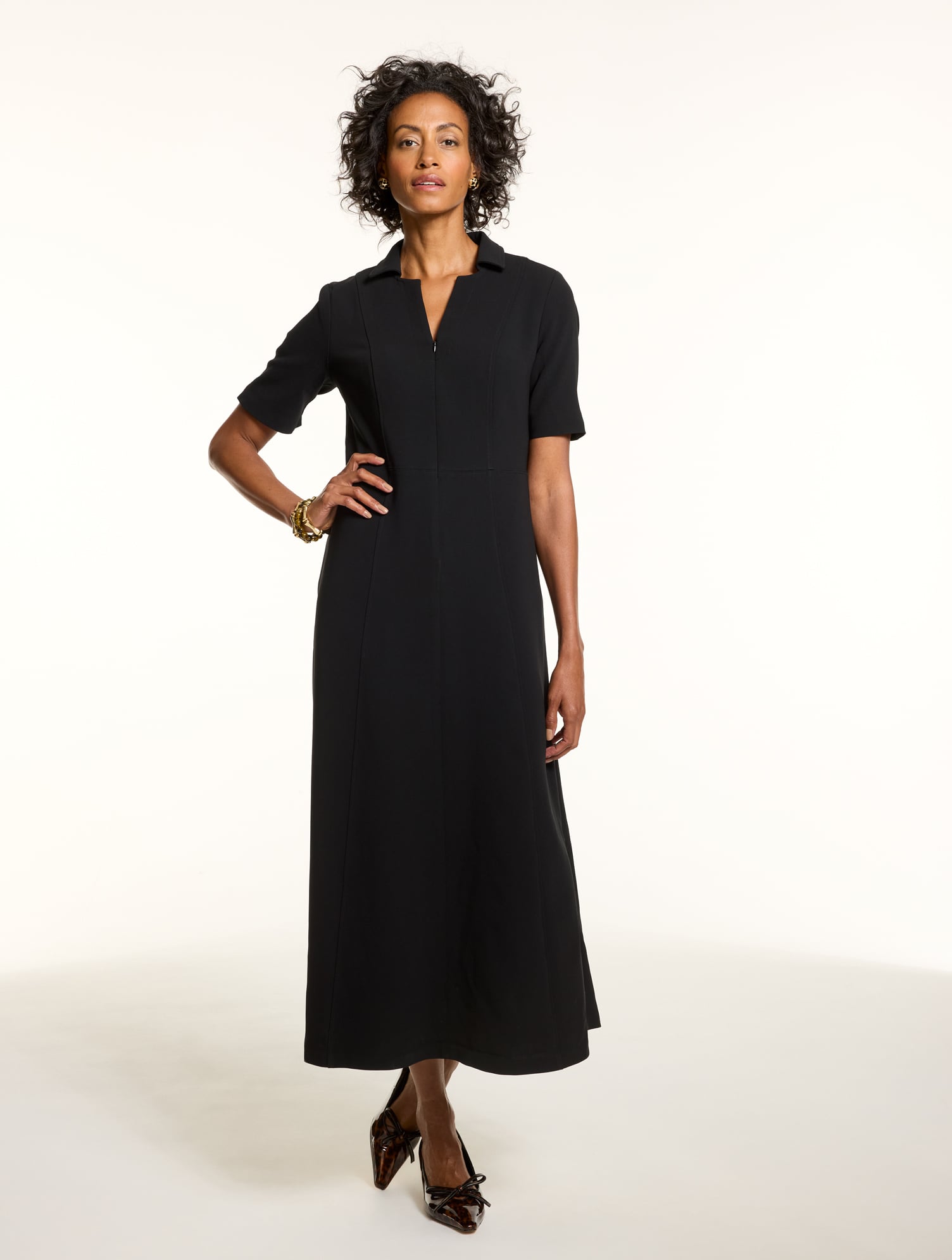 Easy Travel Collared Dress