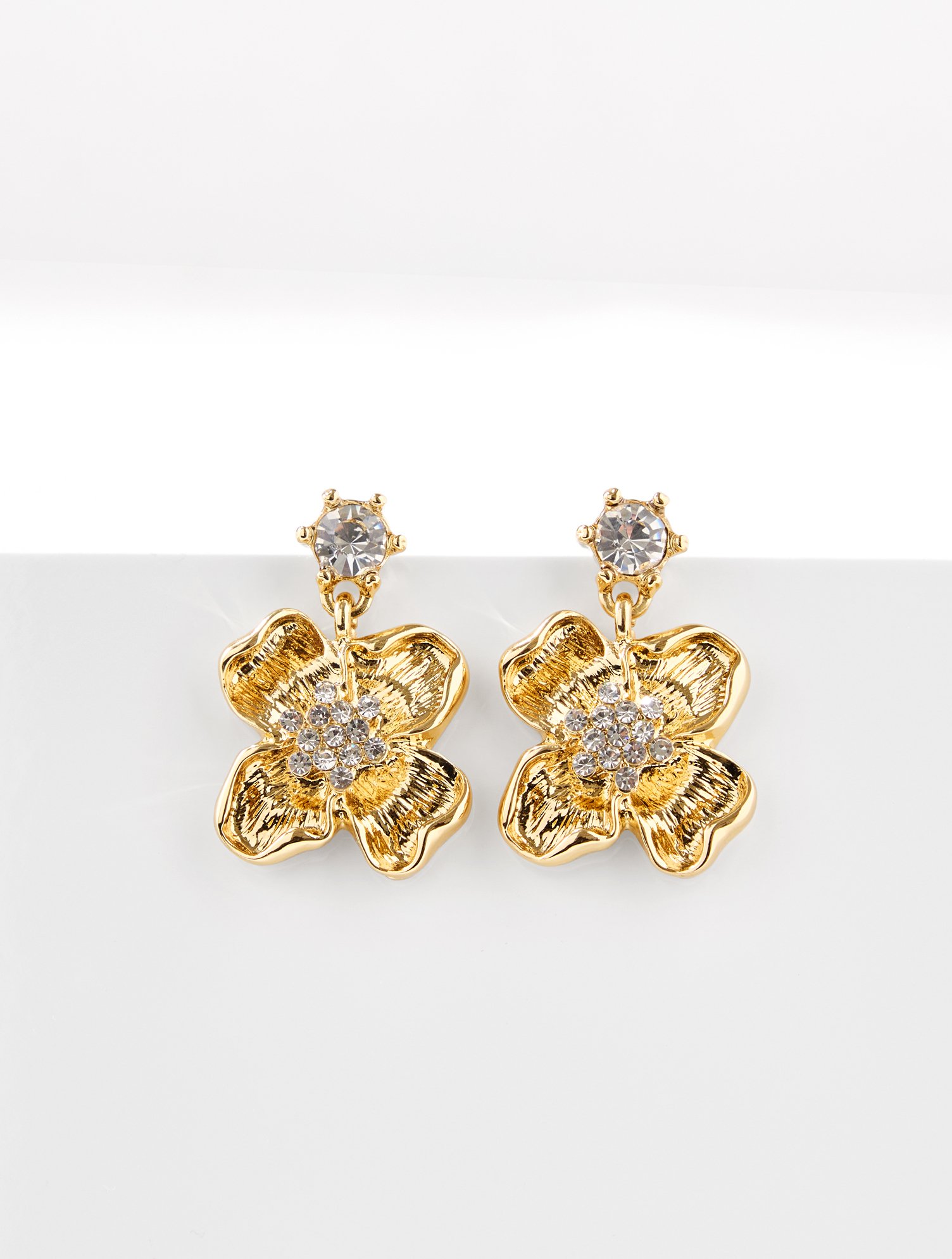 Tidy Flowers Drop Earrings