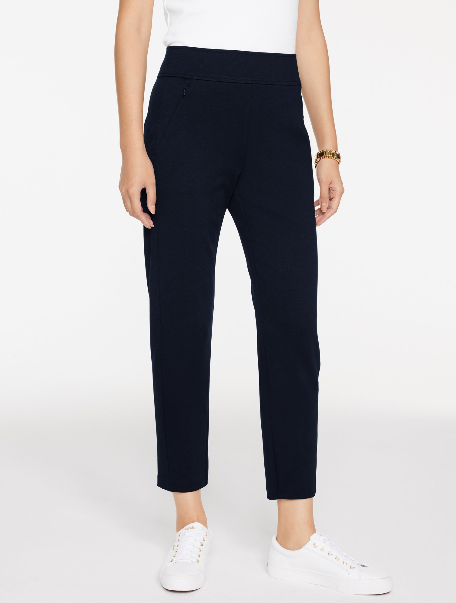 Refined Ponte Straight Leg Pants | Talbots