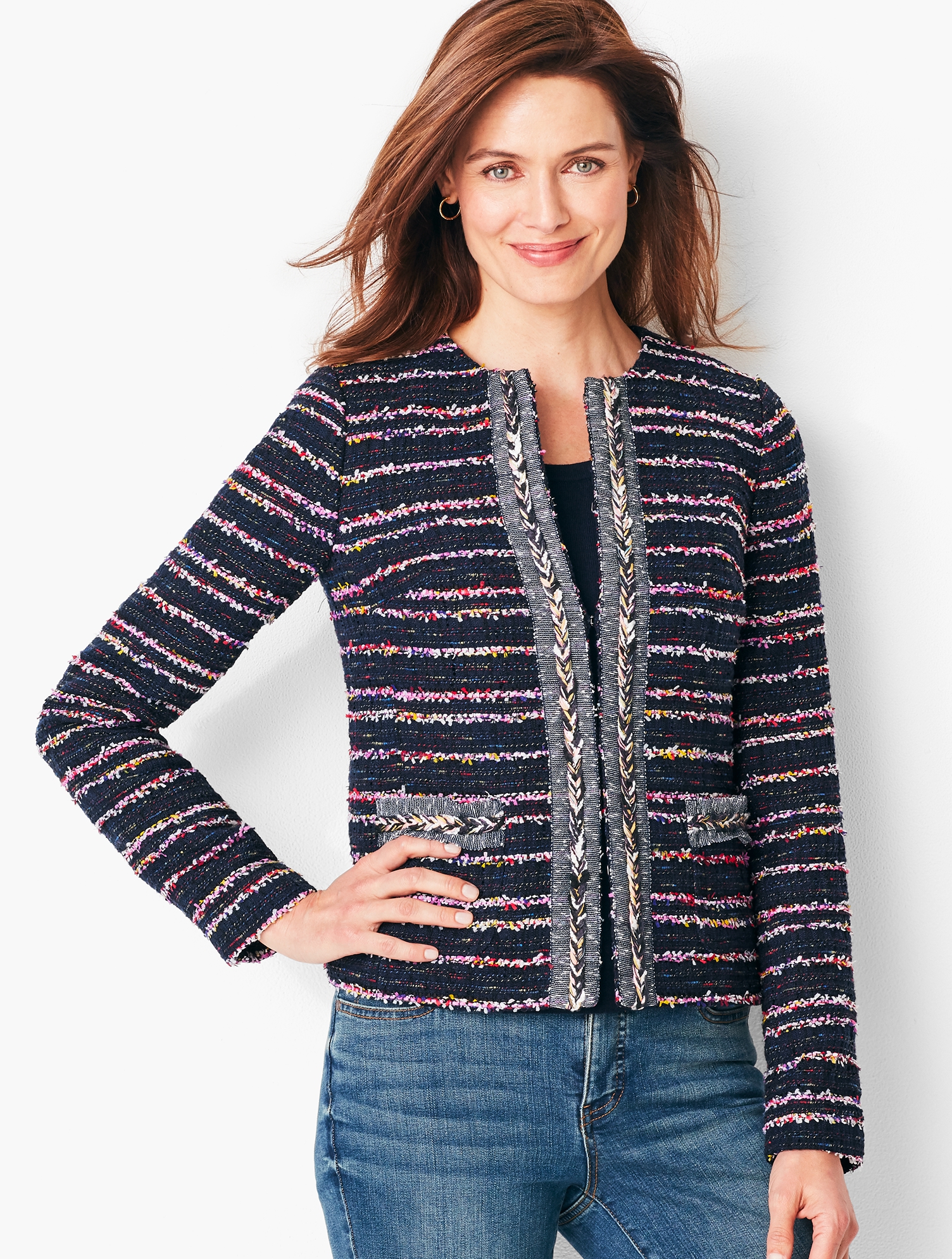 Fringe Tweed Jacket