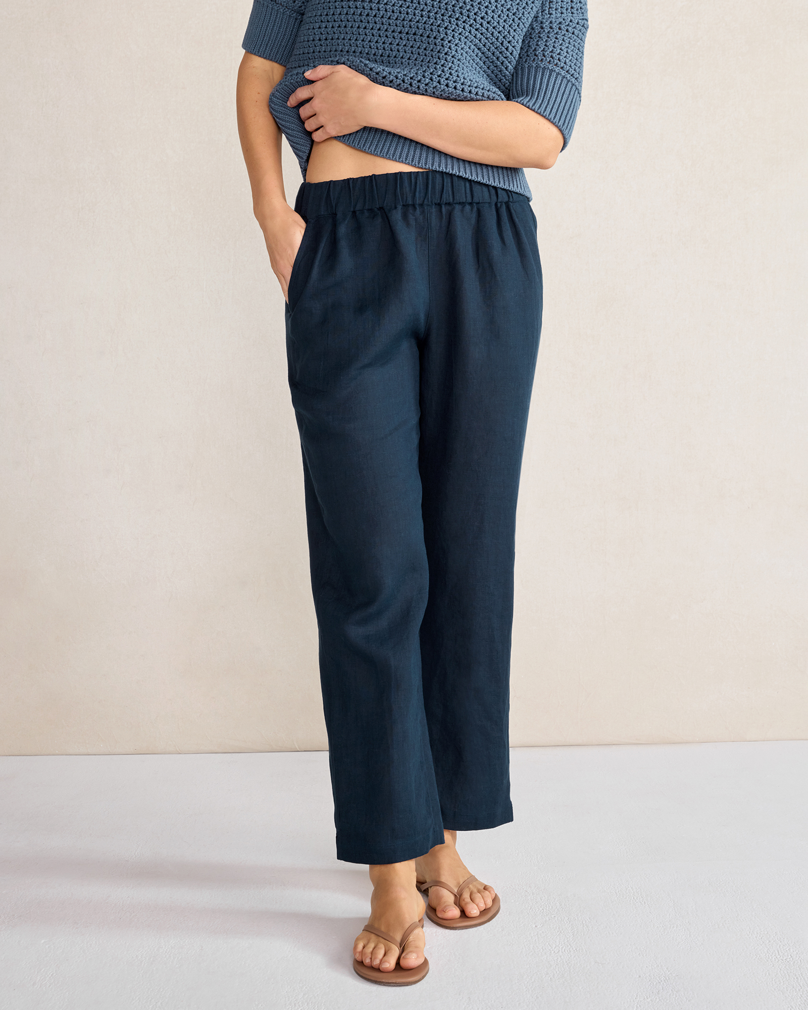 Linen Tapered Pants | Haven Well Within