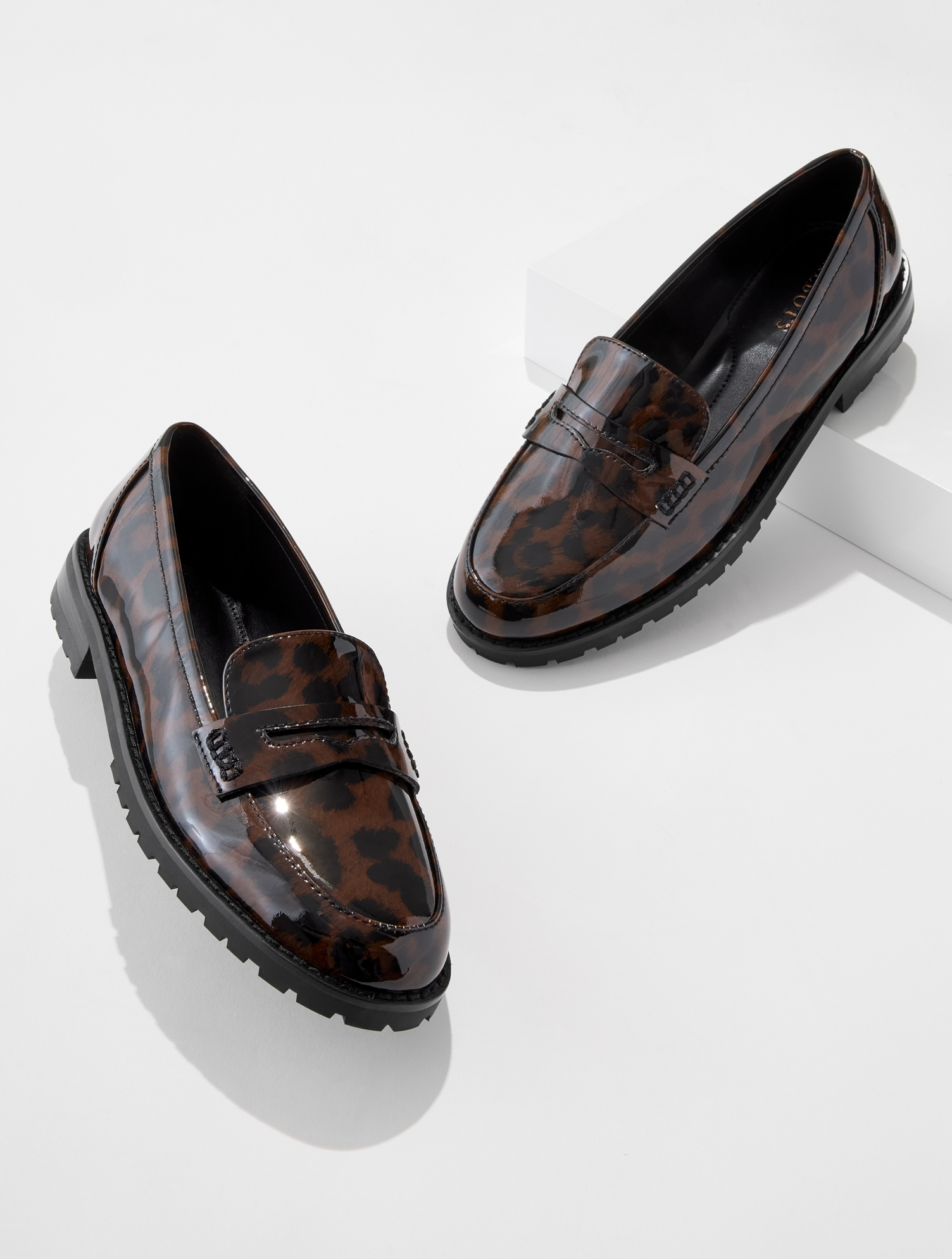 Cassidy Patent Loafers - Leopard
