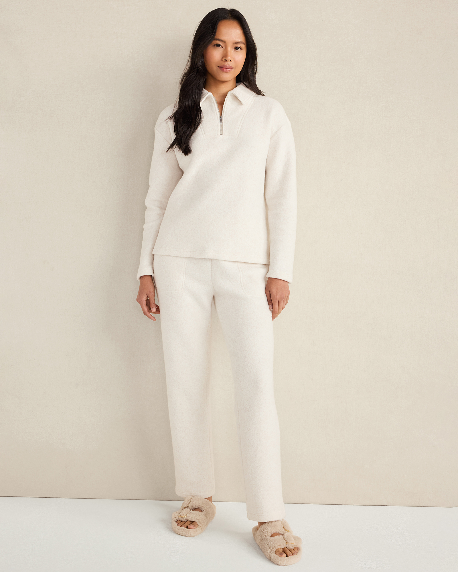 Comfort Fleece Quarter-Zip Pullover