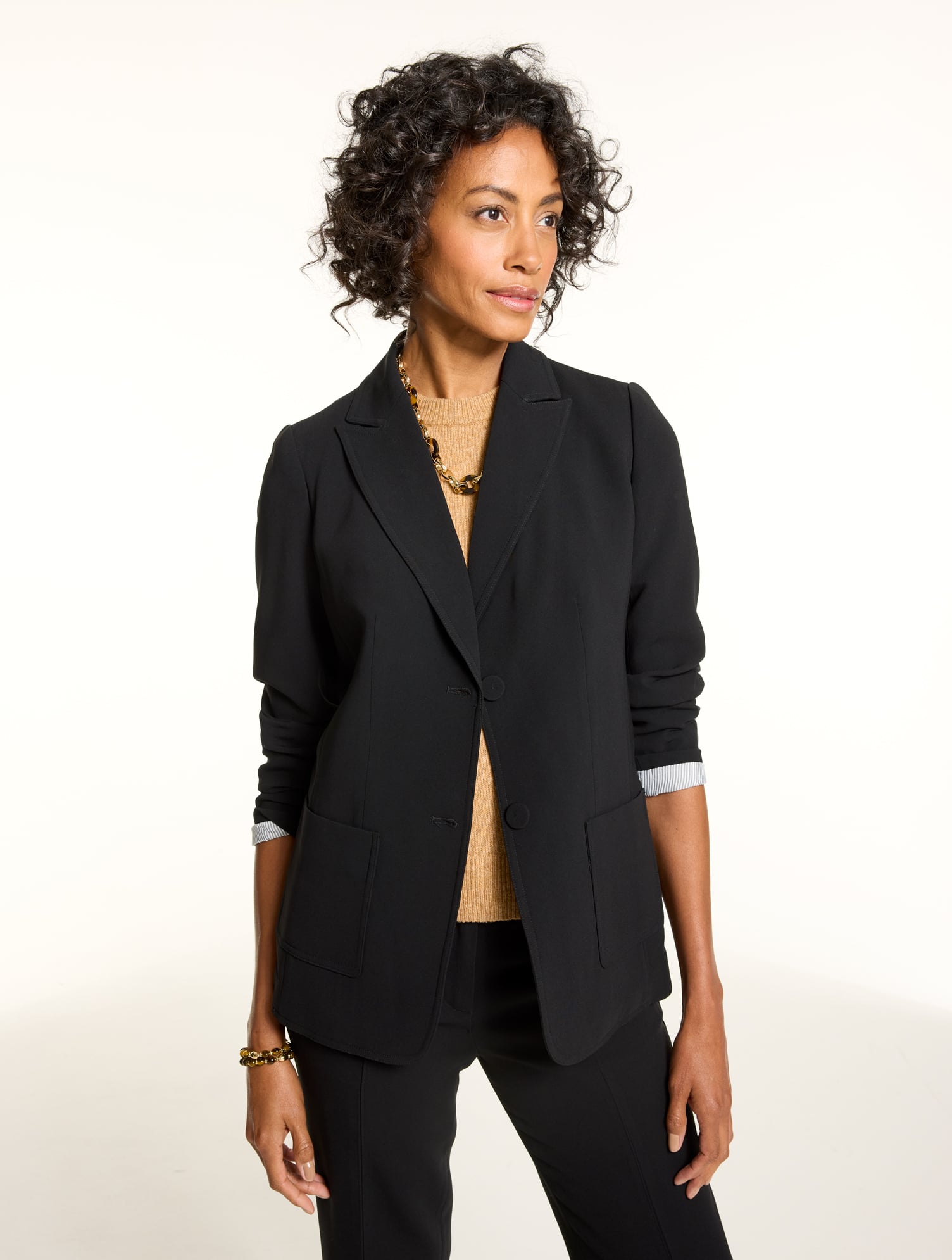 Talbots Easy Travel Blazer - Black - 2