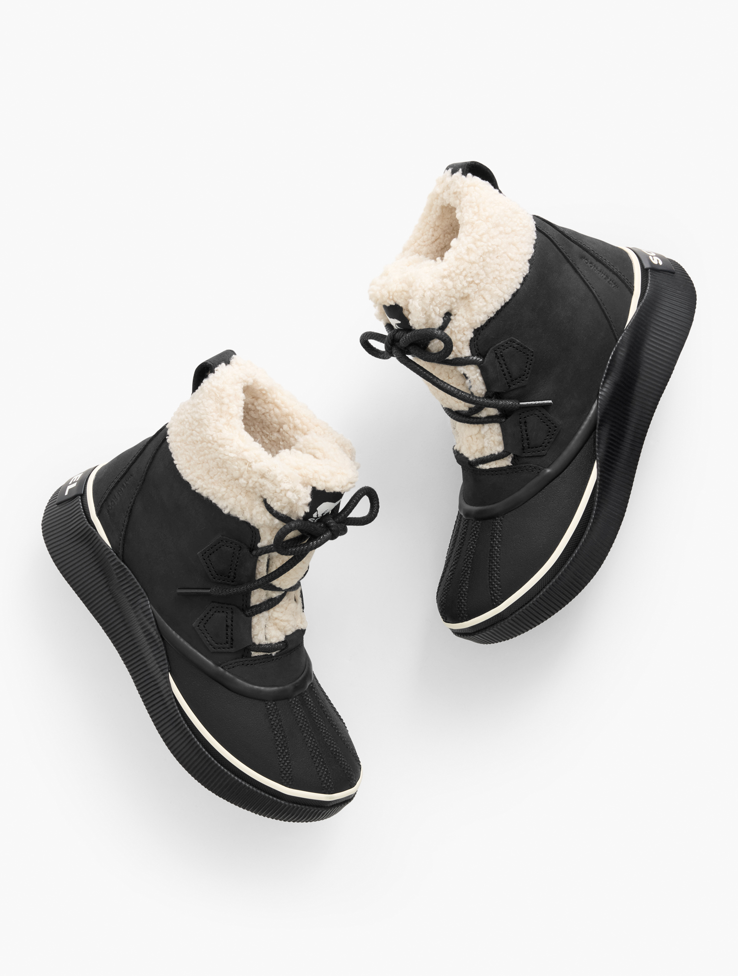 Black Quilted Slip-On Acqua boots Prada Blow 19 Quilted Nylon Drawstring Boots on SALE | Saks  main image 2