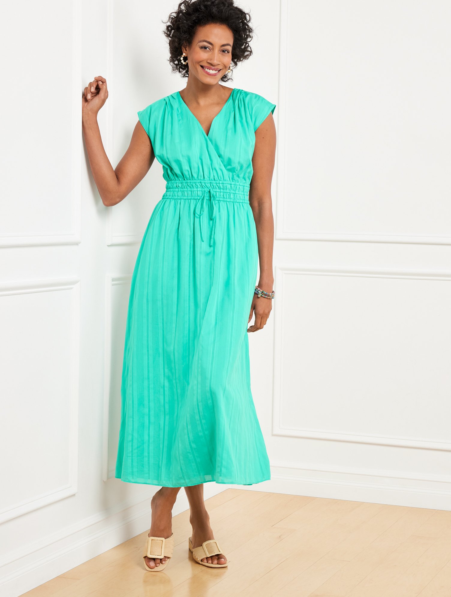Lace Fit & Flare Dress | Talbots