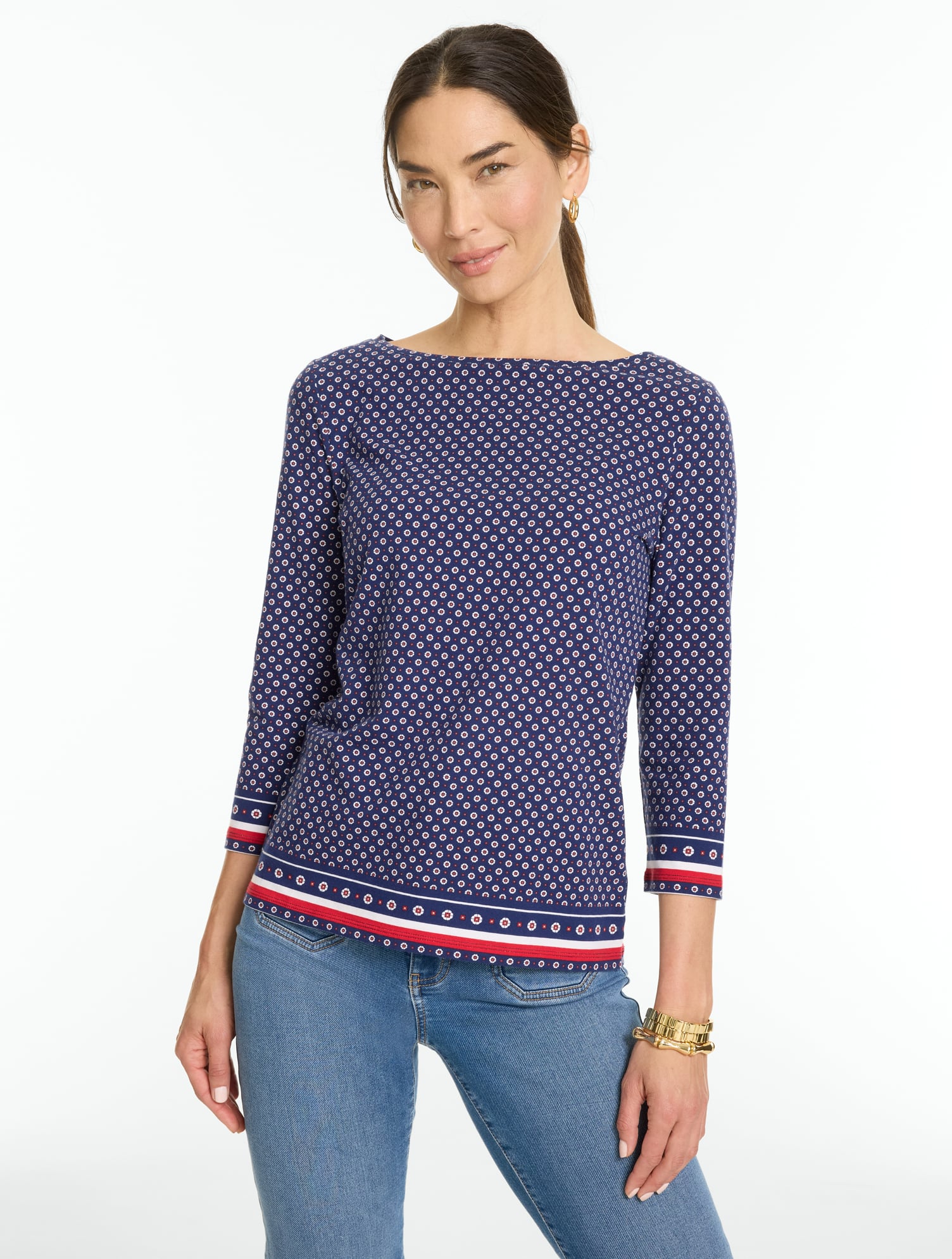 Bateau Neck Tee