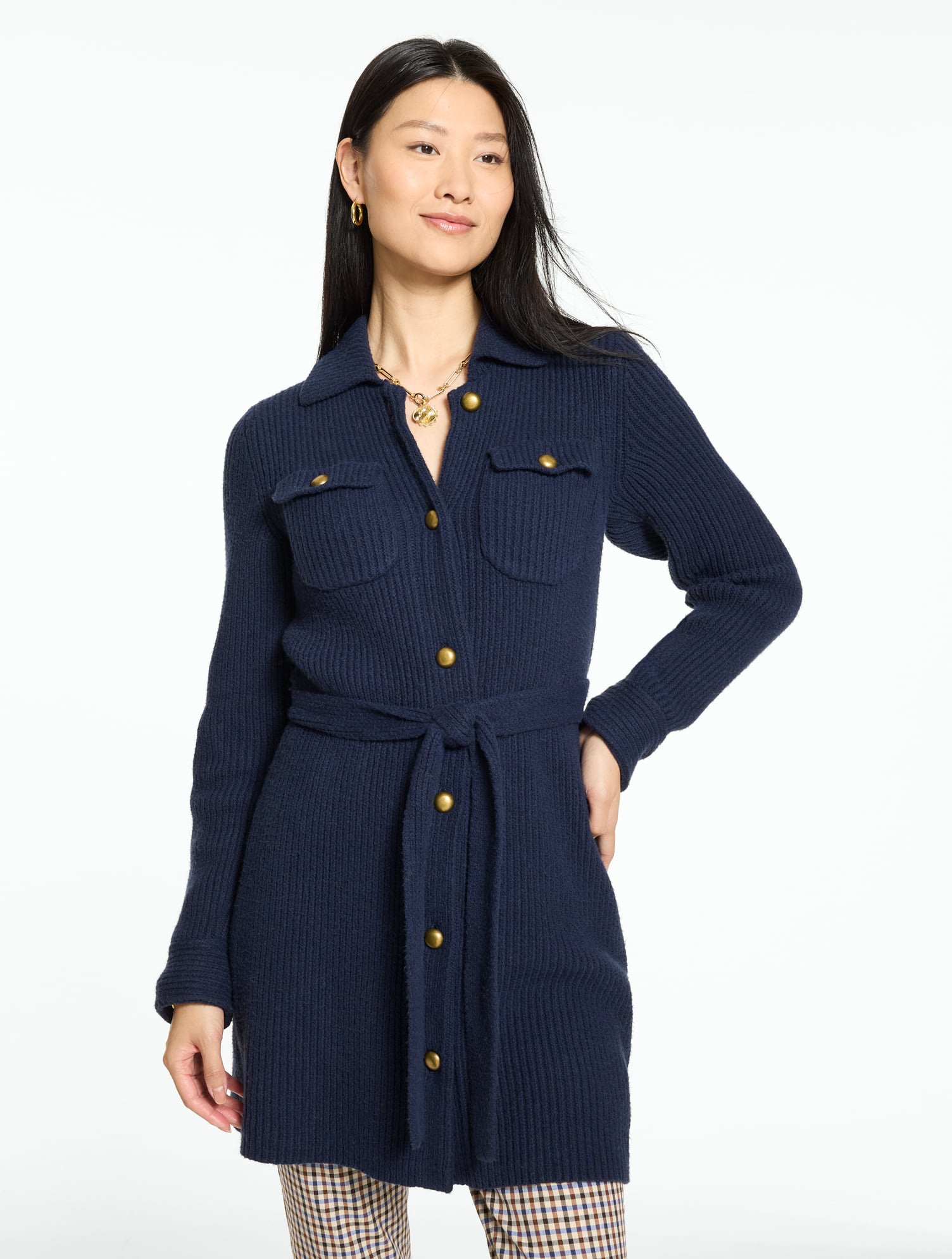 Ribbed Shirt Jacket