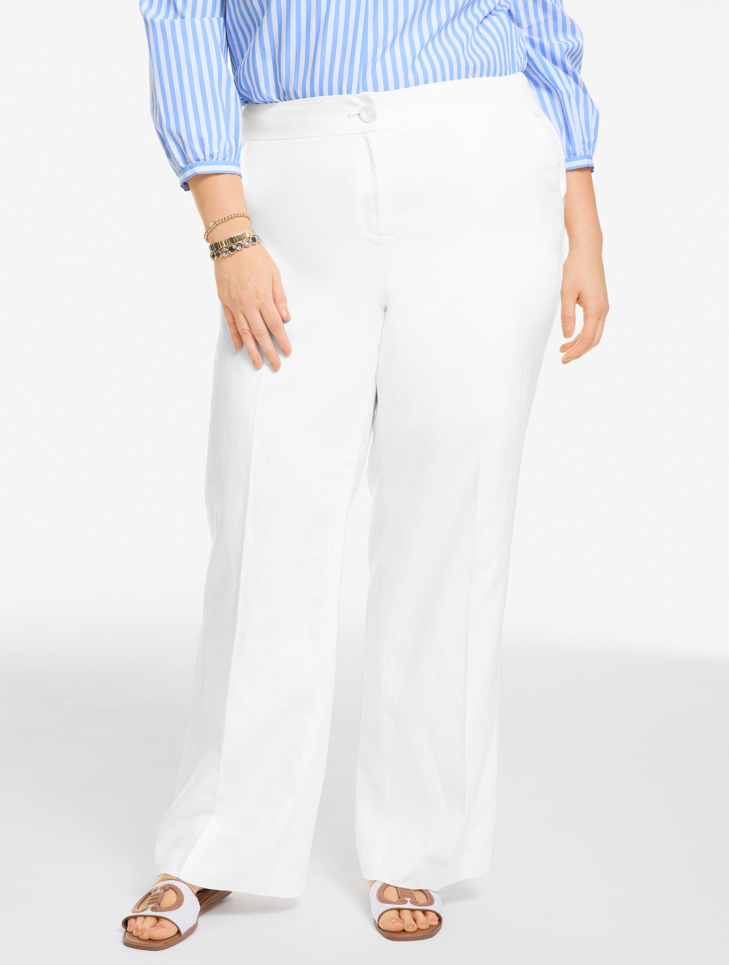 Wide Leg Linen Pants