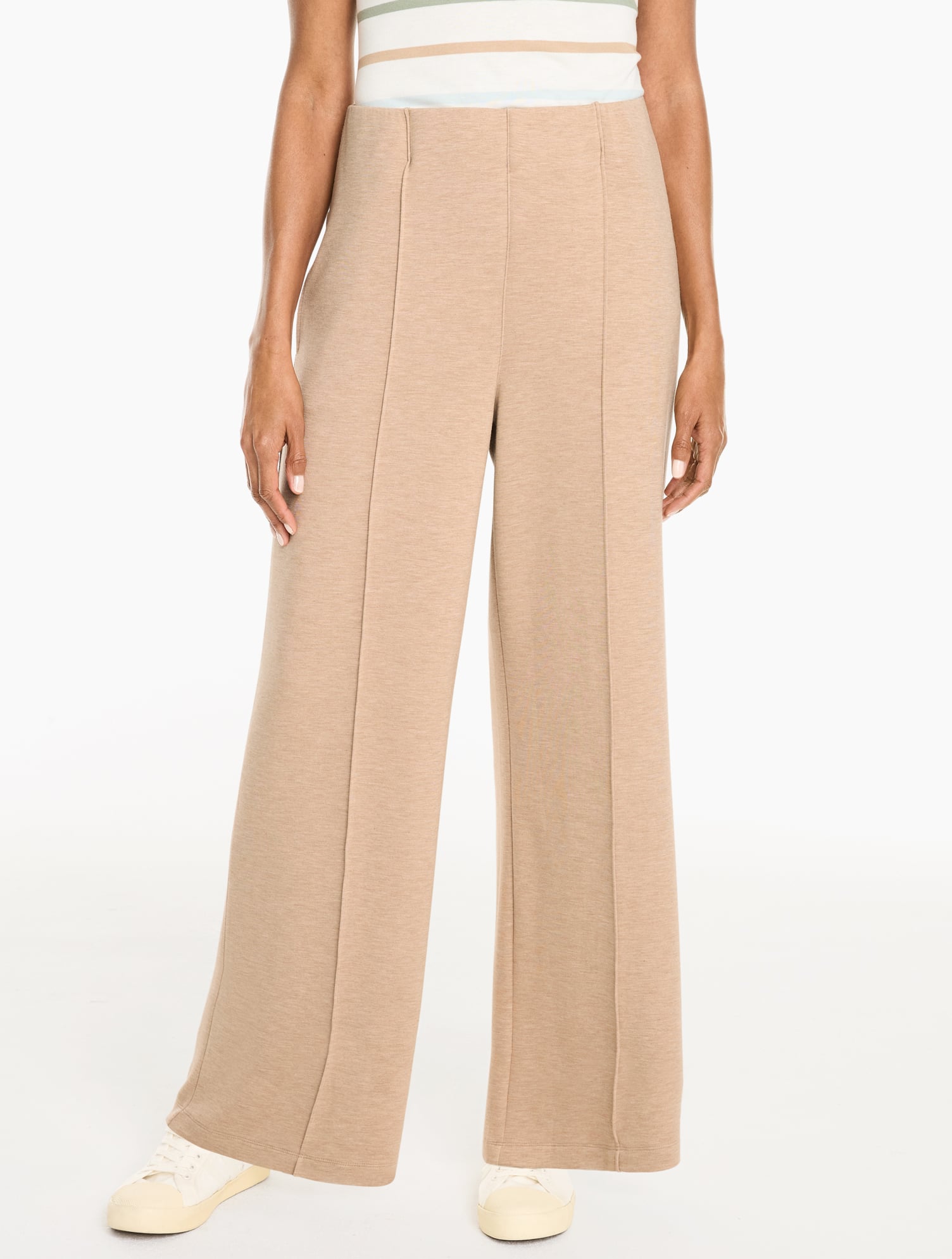 AirKnit Stretch Hollywood Waist Wide Leg Pants