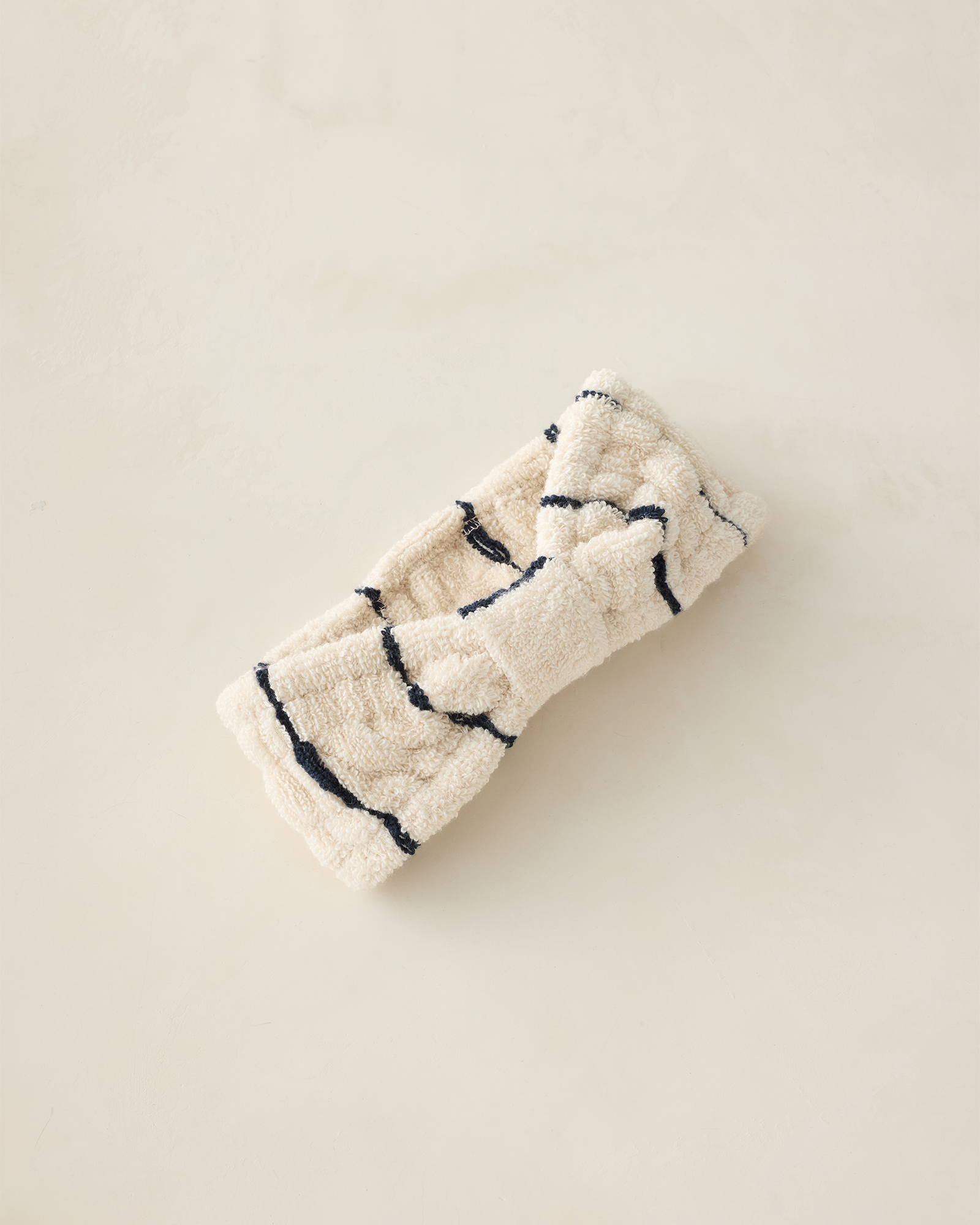 Plush Terry Striped Headband - thumbnail 3