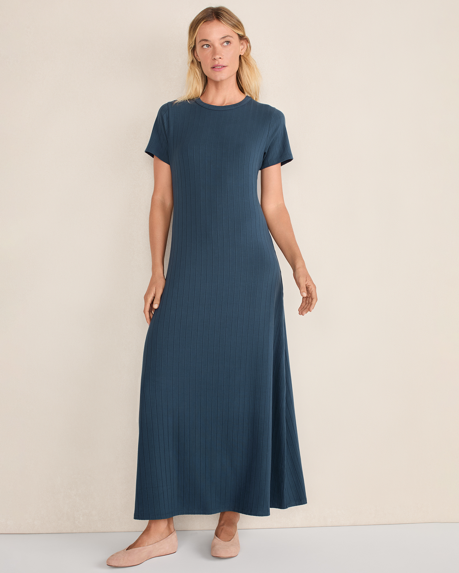 Ribbed T-Shirt Maxi Dress | Haven Well Within
