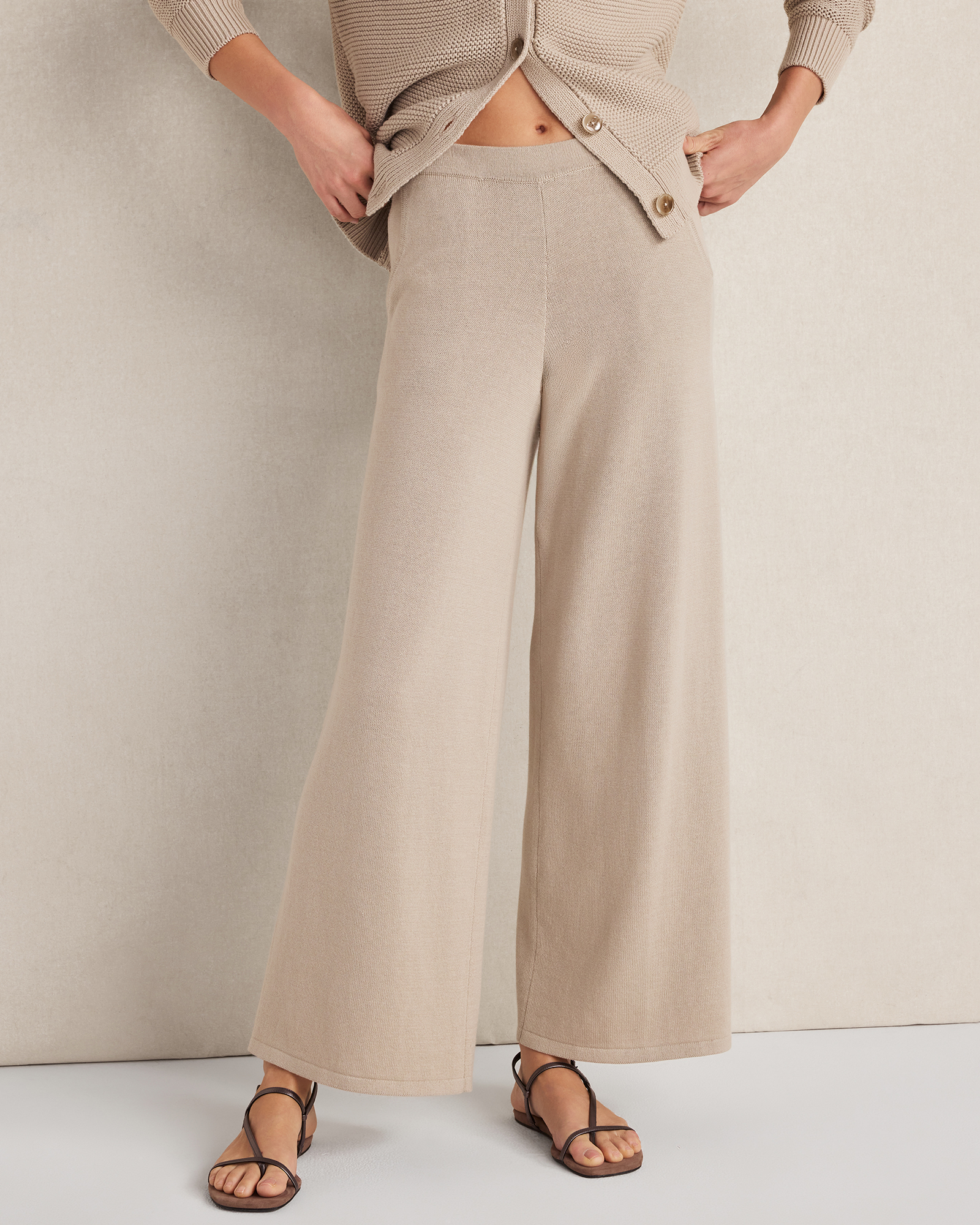 Organic Cotton Wide Leg Pants | Haven Well Within