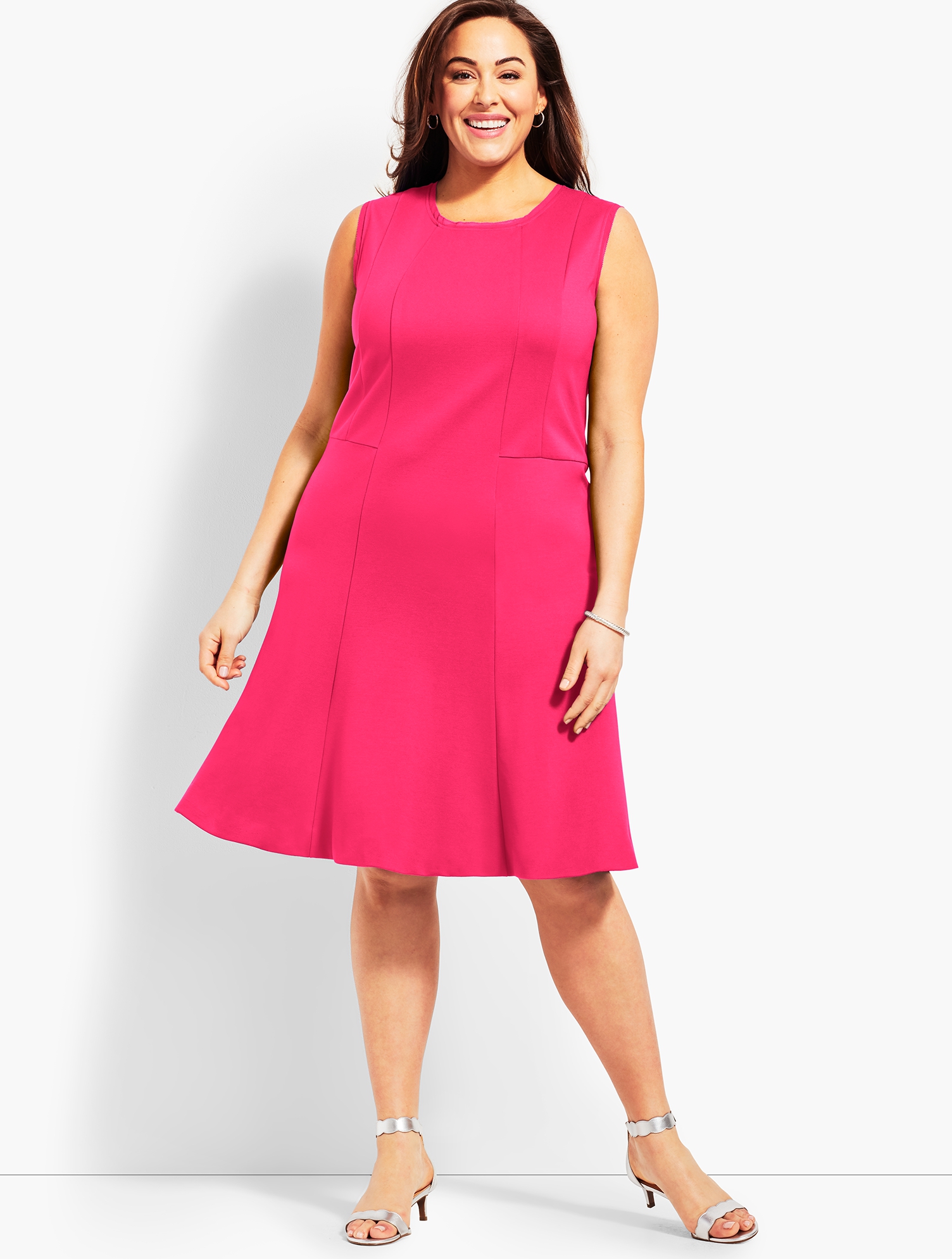talbots fit and flare dresses Shop the Cameron One Shoulder Mini Dress - Hot Pink