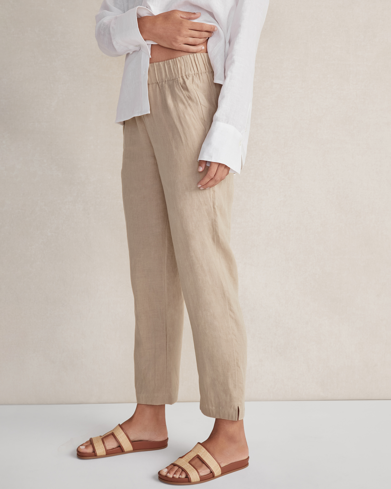 Linen Tapered Pants | Haven Well Within