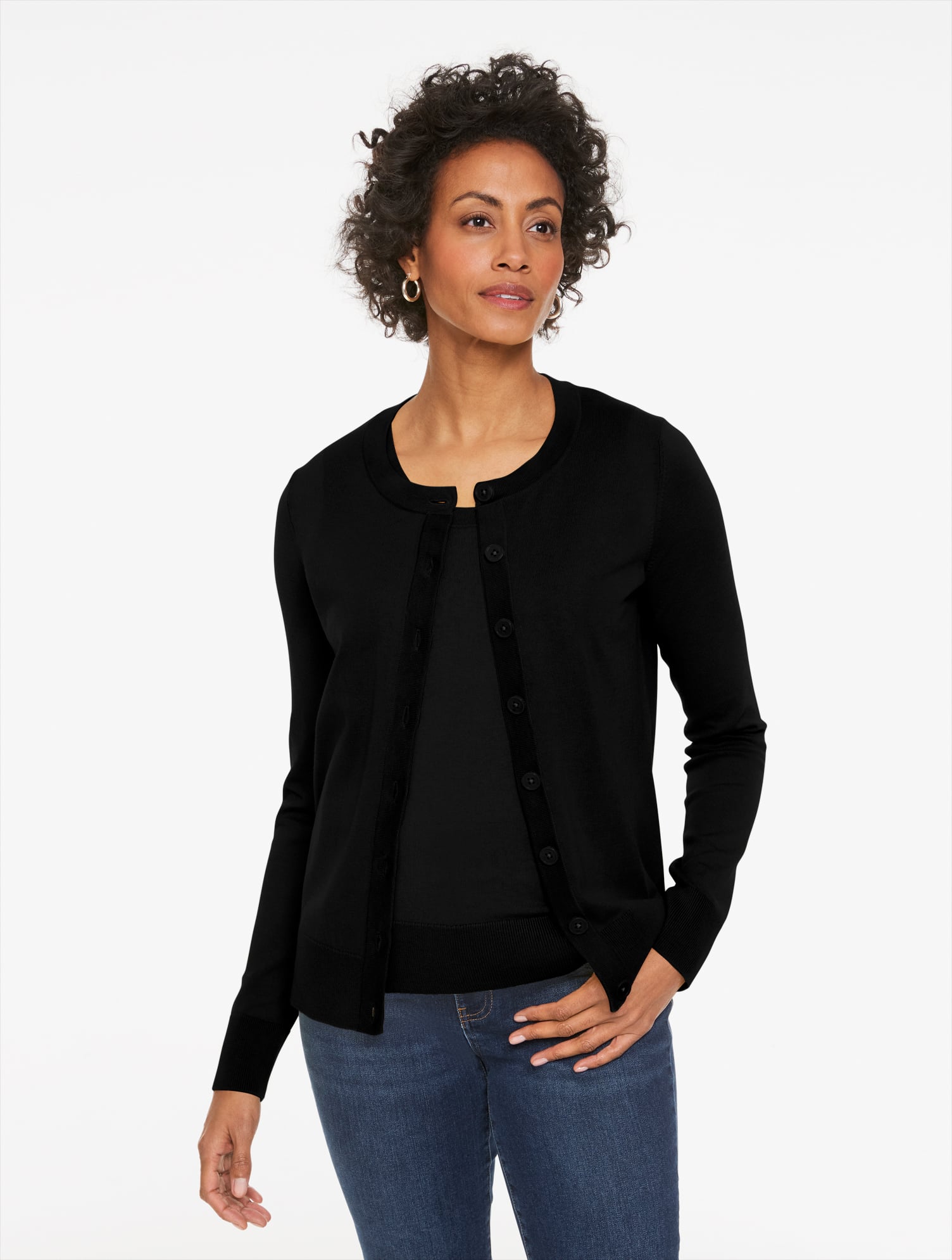 V-Neck Girlfriend Cardigan | Talbots