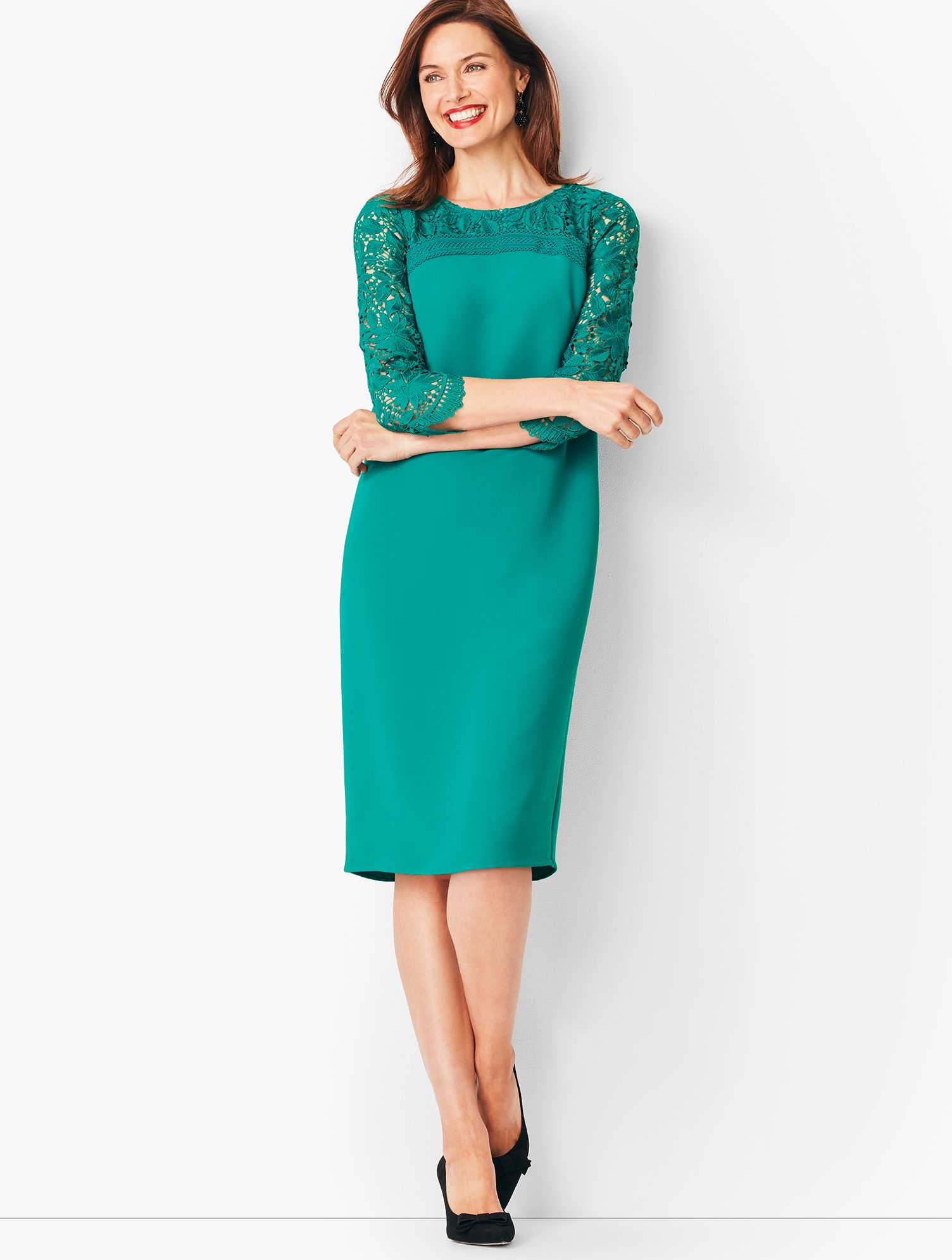 chinese dress ladies Dark Green Lace Short Sleeves V-Neck Mother of The Bride Dress