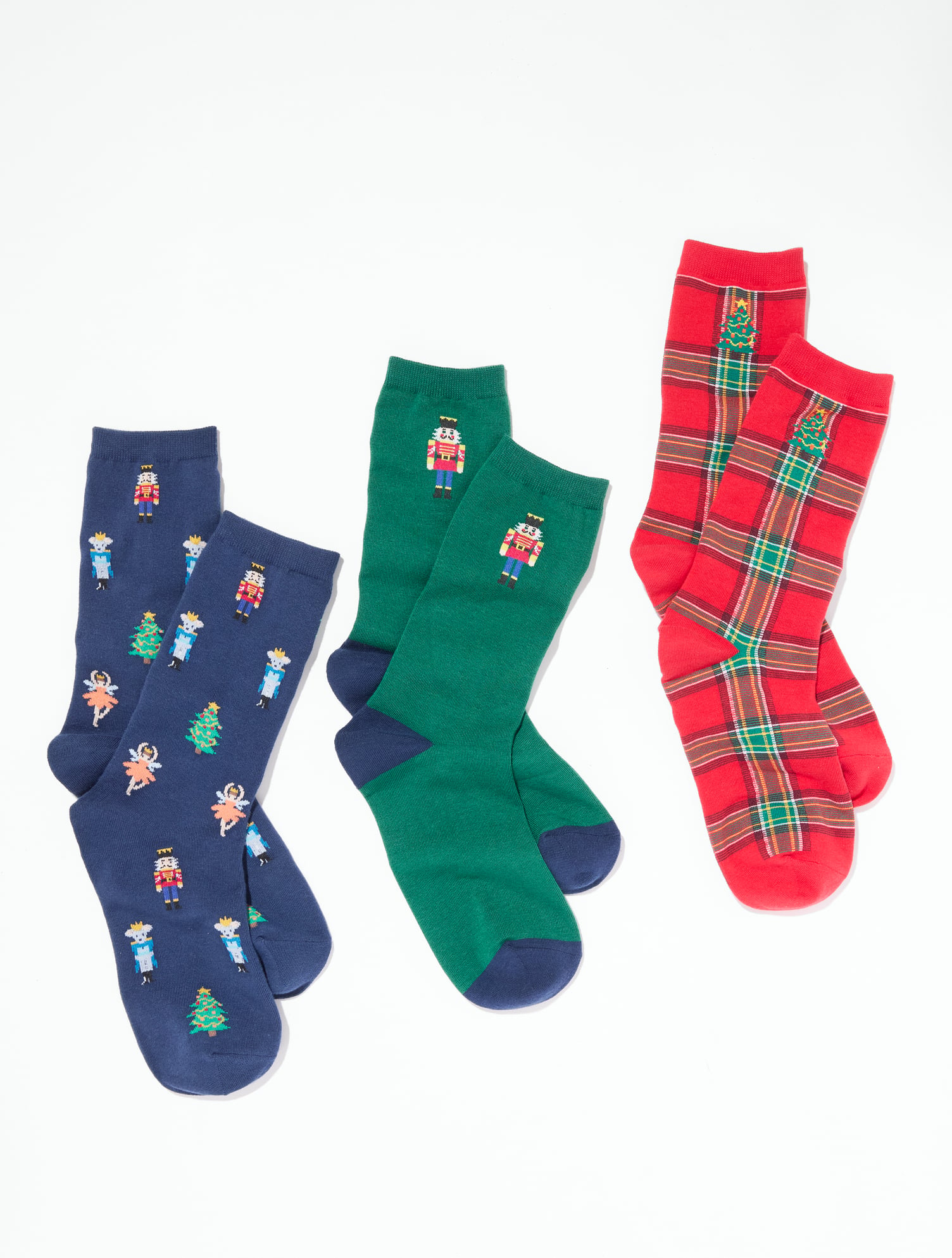 Nutcracker Trouser Socks 3-Pack Gift Set