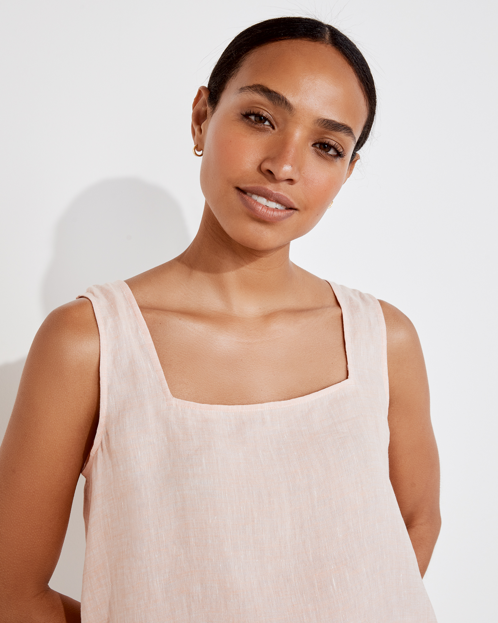 Linen Square Neck Tank | Haven Well Within
