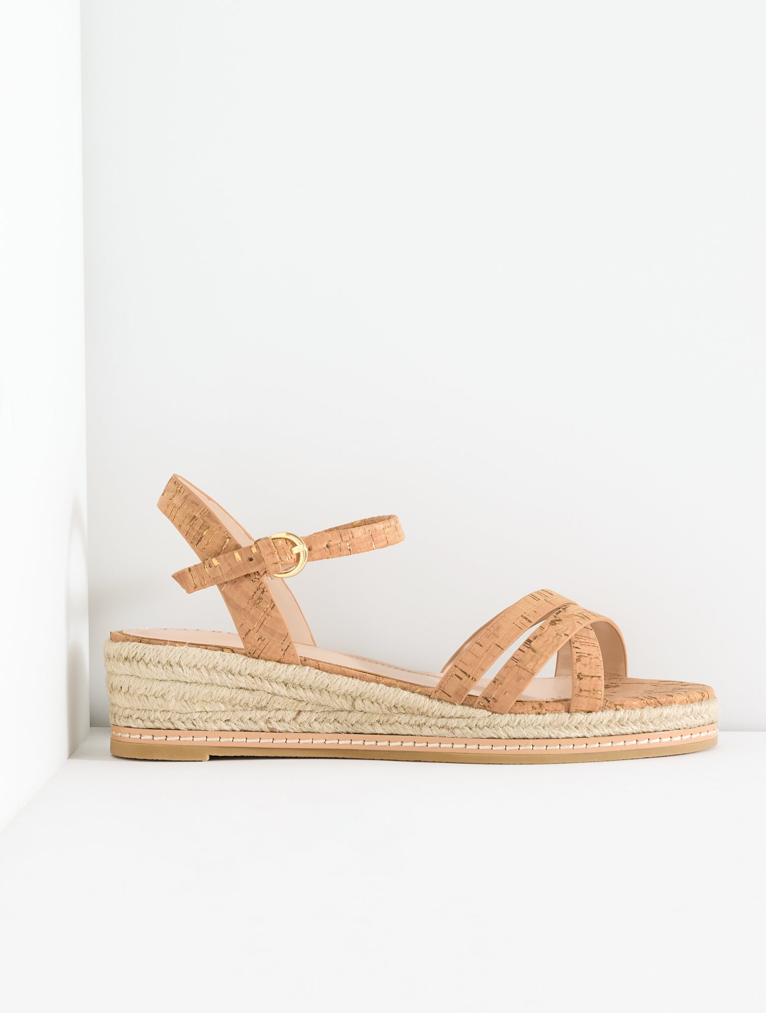 Pamela Cork Wedge Sandals