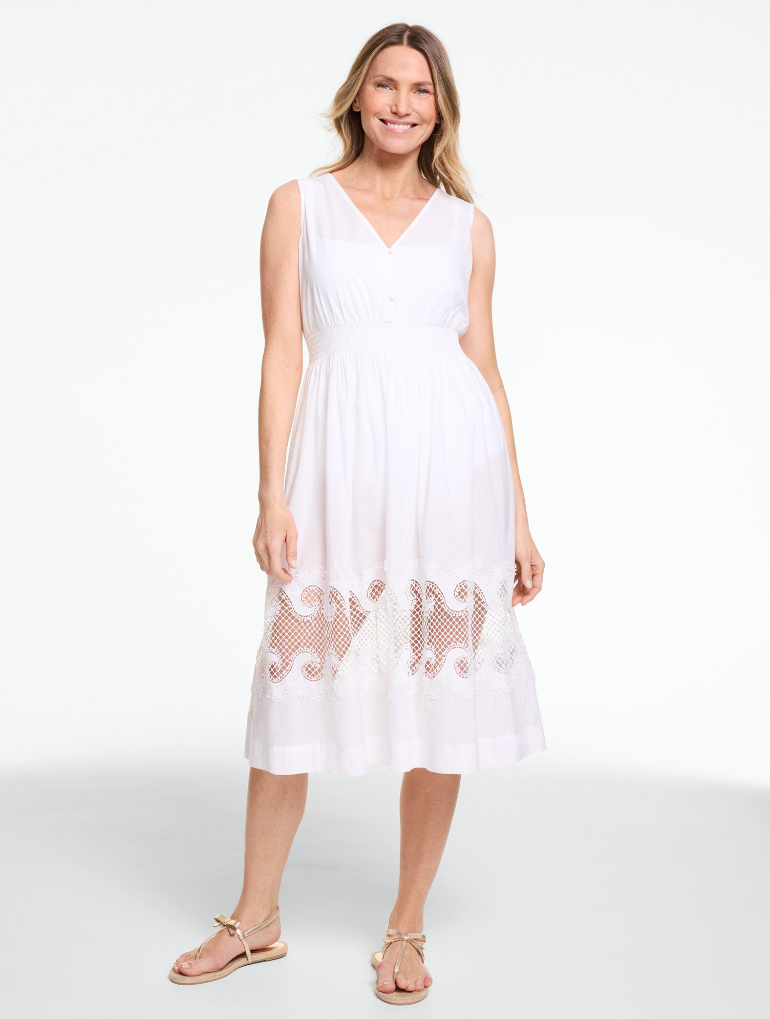 Aqua Club Wave Lace Beach Dress