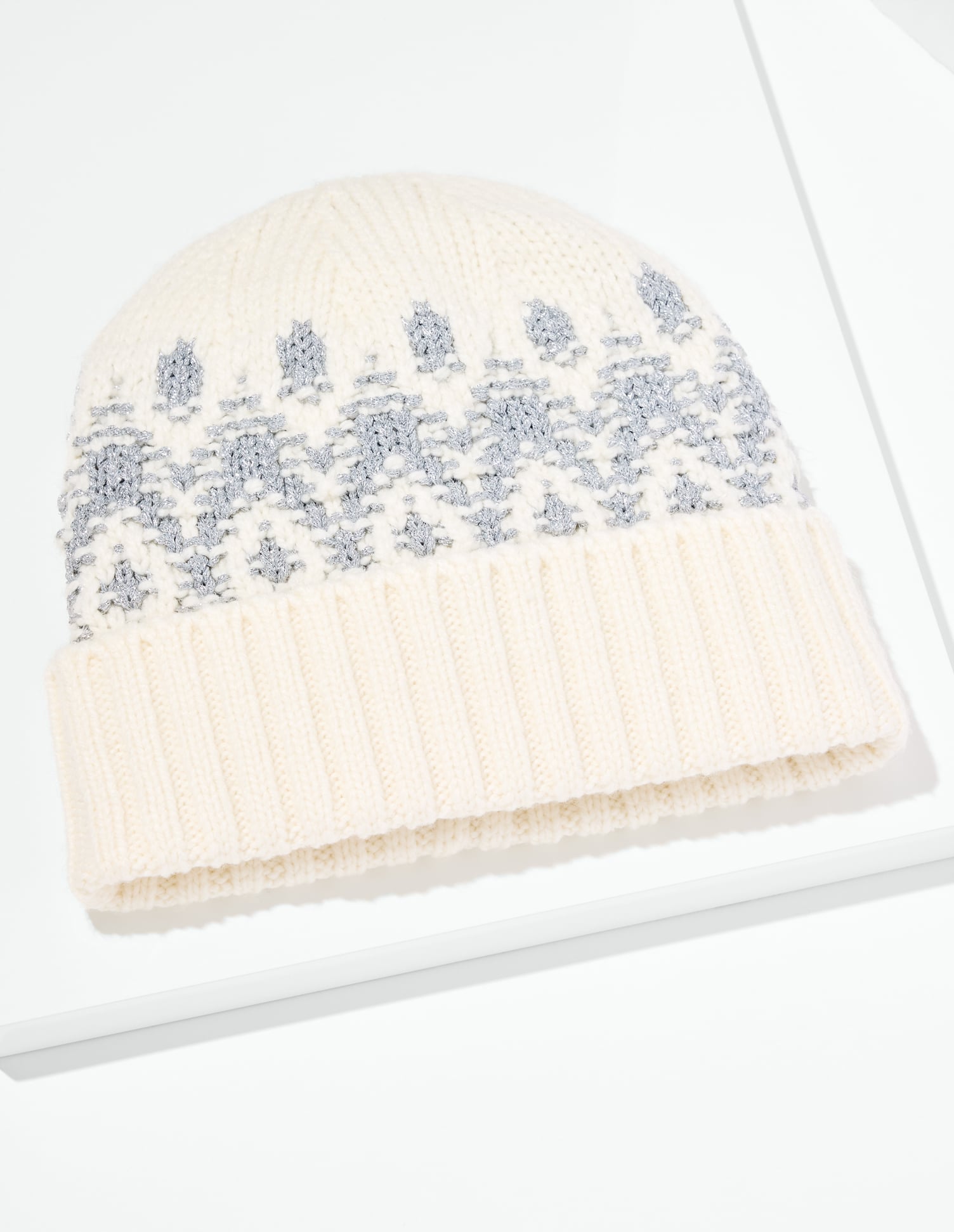 Sparkling Fair Isle Beanie